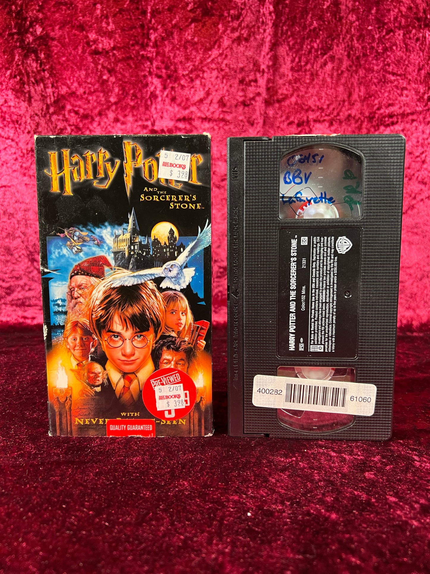 VHS - Harry Potter And The Sorcerer's Stone - 2001