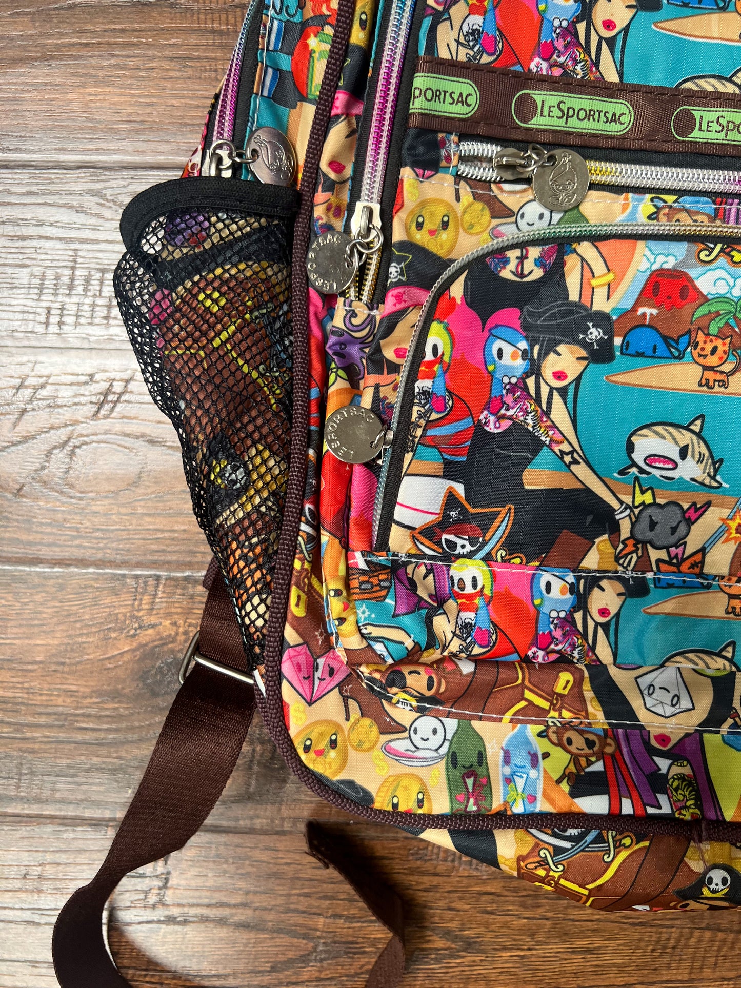 Tokidoki X Lesportsac Backpack - Mama Mia Luna Pirata