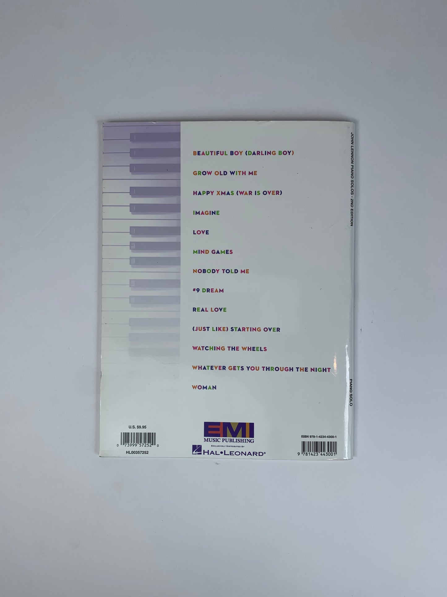 Vintage Ephemera - John Lennon Piano Solos 2nd Edition - Sheet Music Book