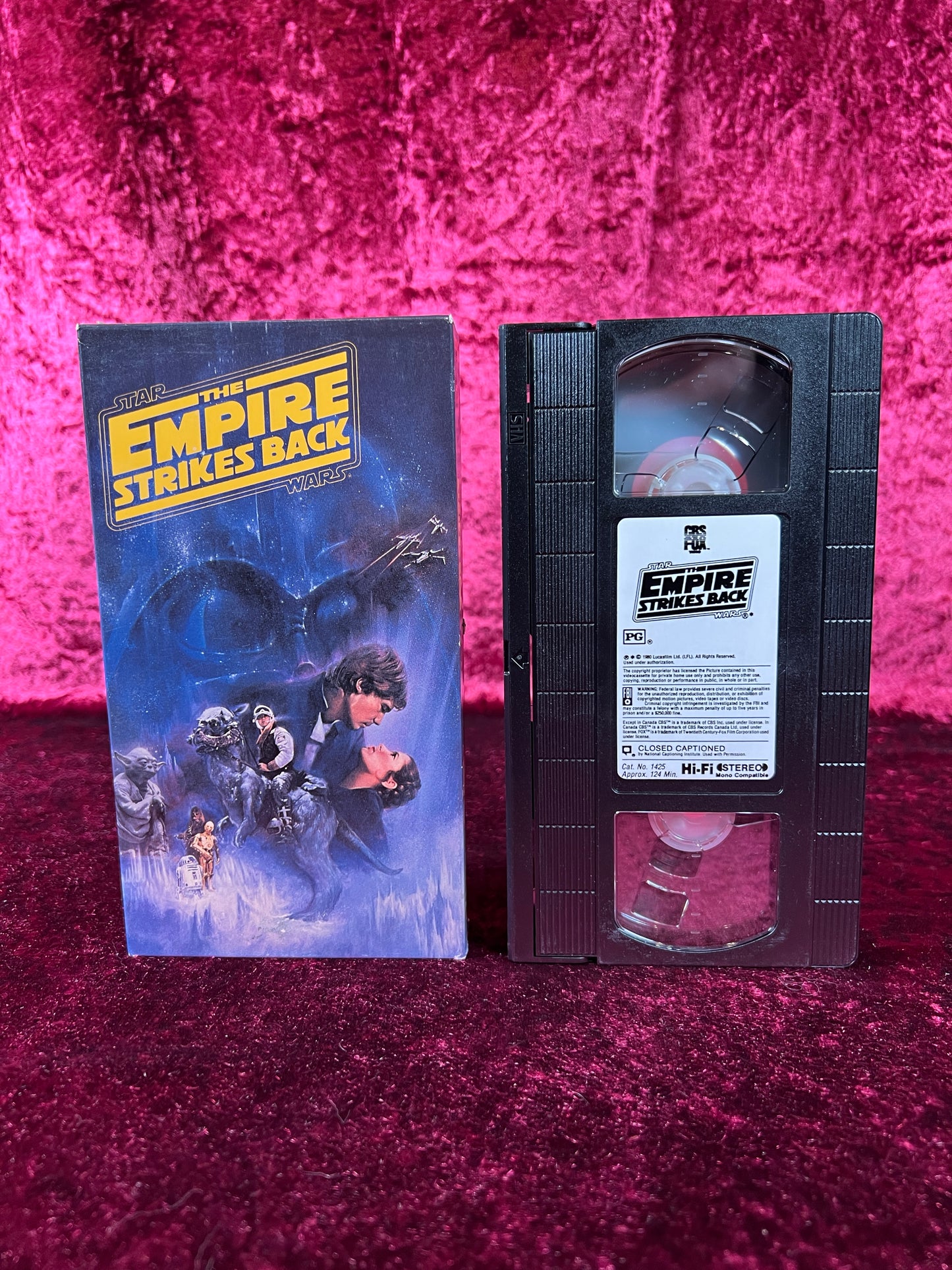 VHS - Star Wars: The Empire Strikes Back - CBS Fox Video - 1980