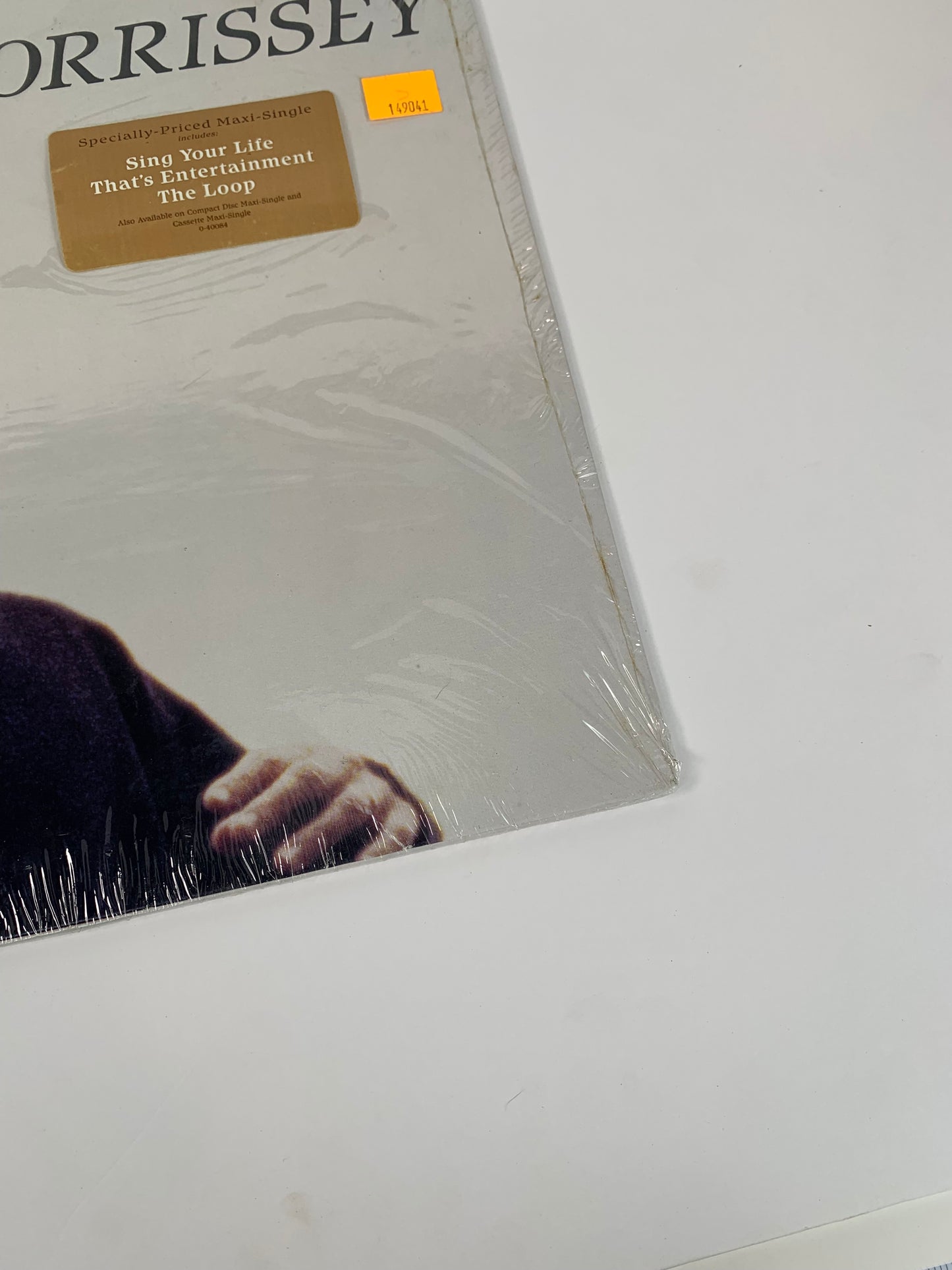 Vintage 12" Vinyl Record - Morrissey - Sing Your Life