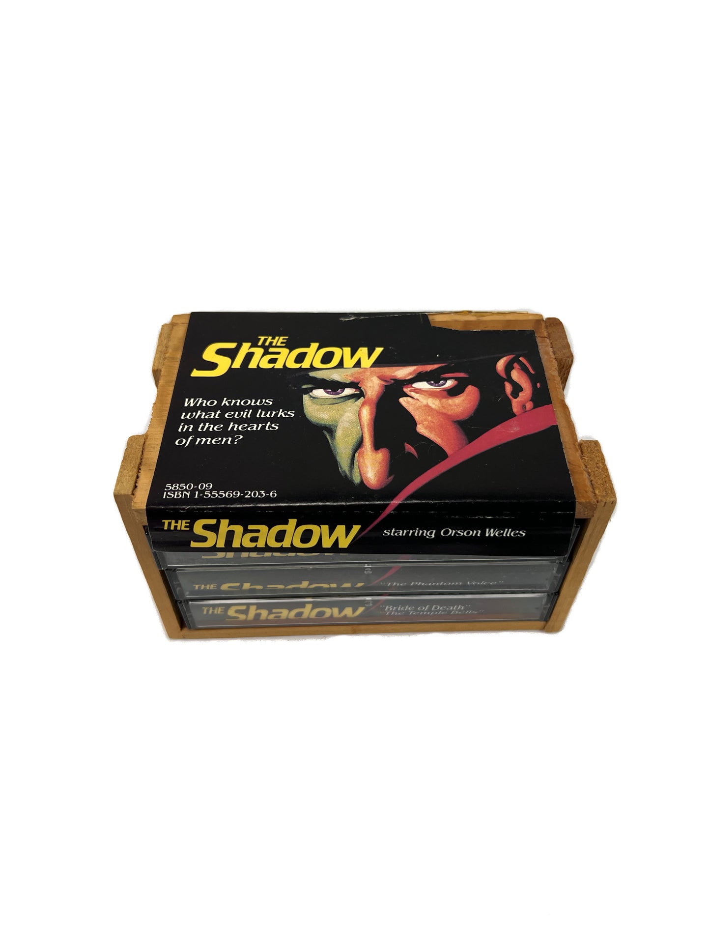 Vintage Cassette Tape Box Set - The Shadow - Orson Welles