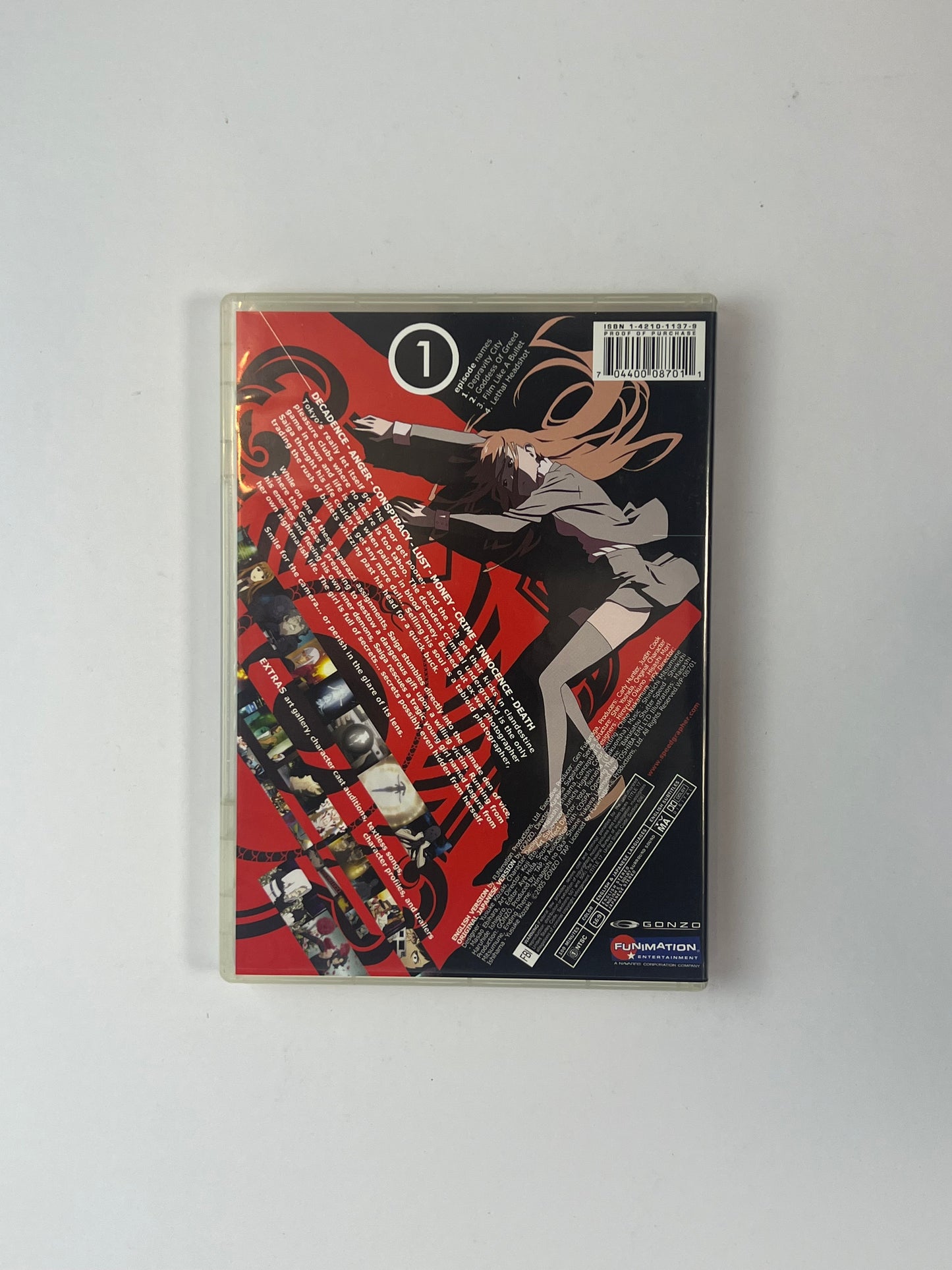 DVD - Speed Grapher - Volume 1 - English / Japanese - FUNimation - 2005