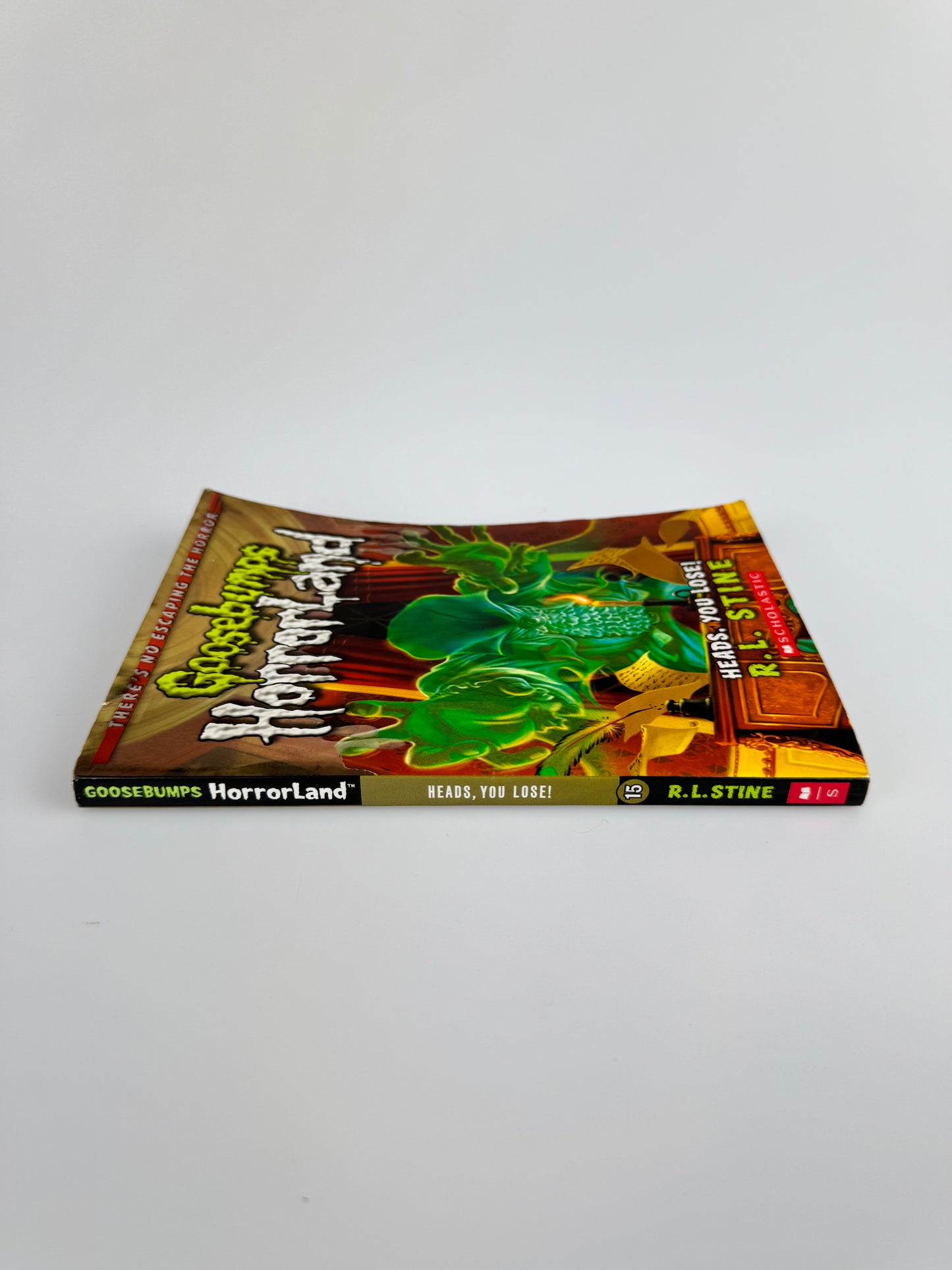 Vintage Horror Paperback - Goosebumps HorrorLand - Heads, You Lose! - R.L. Stine