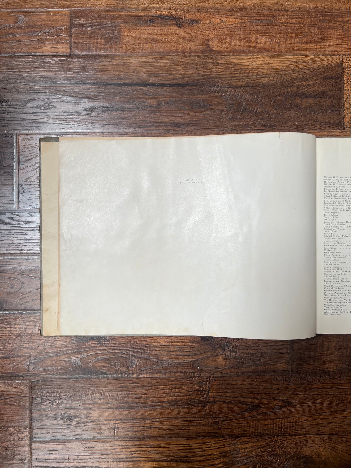 Antique Book - Collier’s Photographic History of the European War - 1915