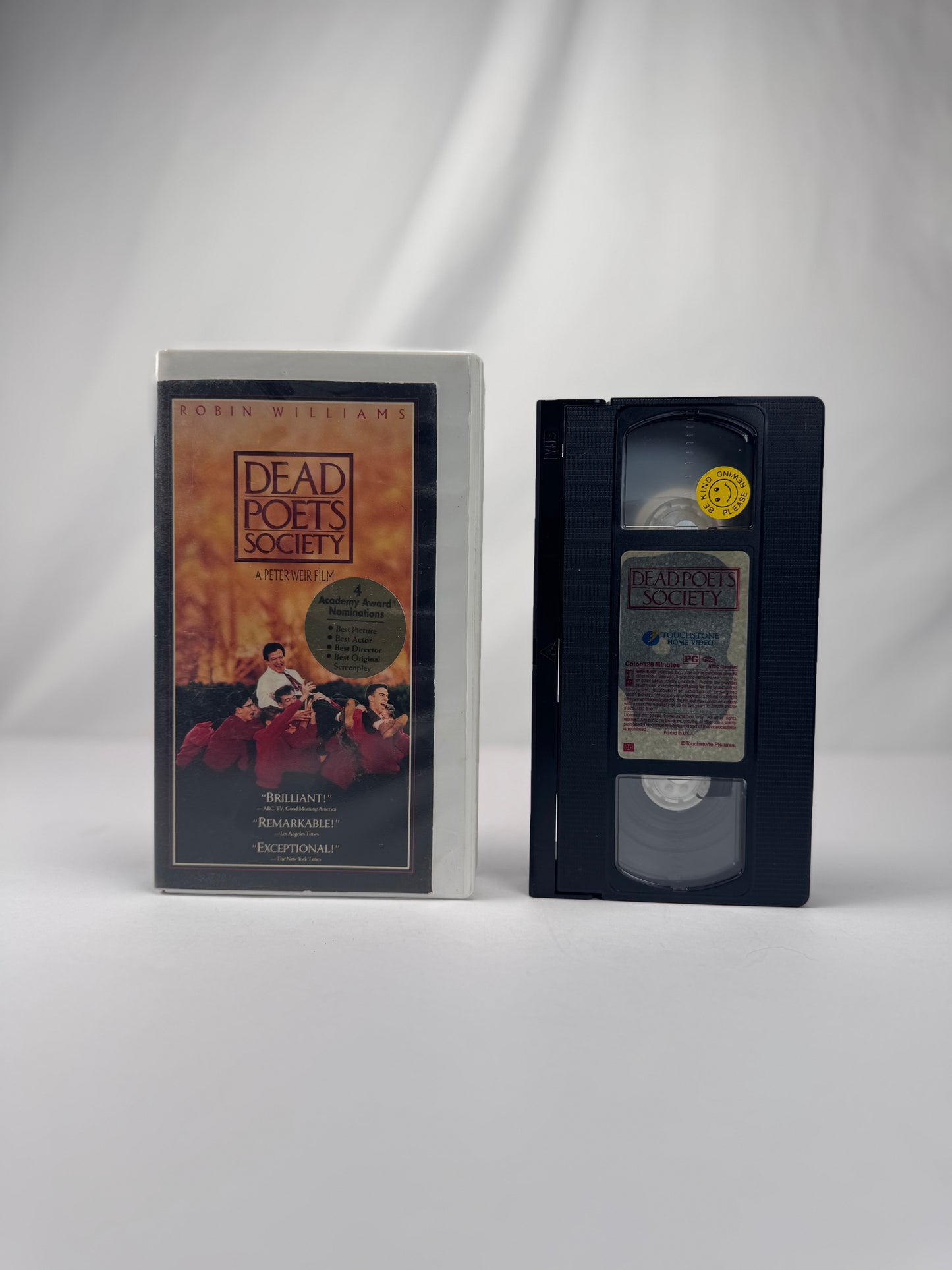 VHS - Dead Poet's Society - Roadrunner Video Copy
