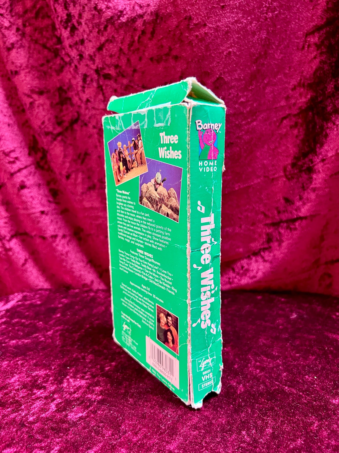 VHS - Barney Sing Along - Three Wishes - 1992