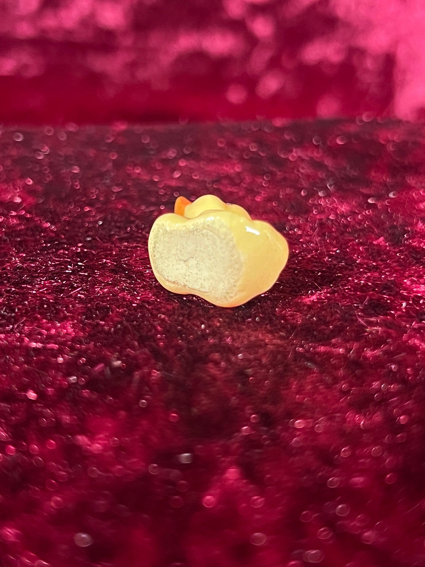 Vintage Figurine - Porcelain Miniature - Tiny Yellow Duck