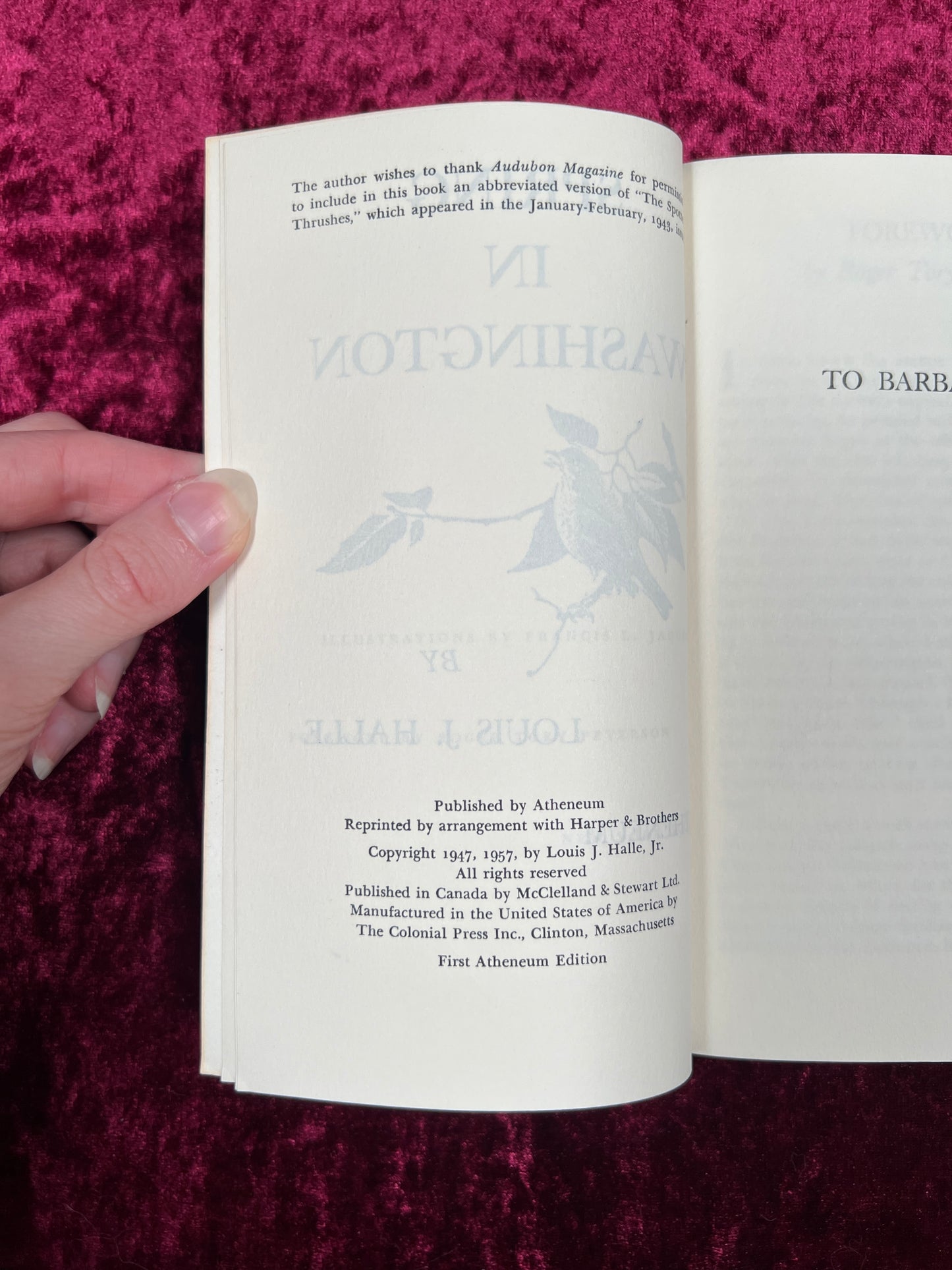 Vintage Paperback - Spring In Washington - Louis J. Halle - 1957