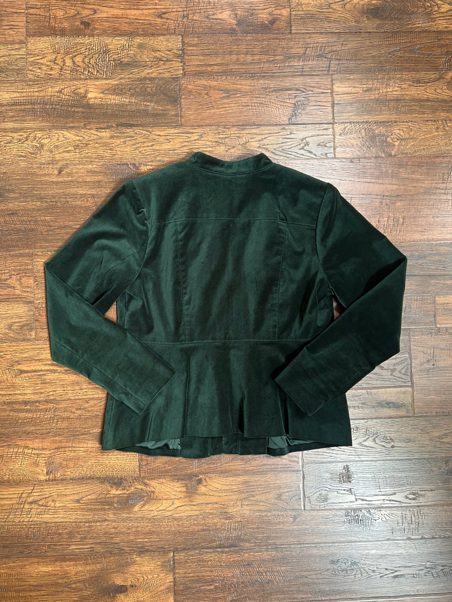 Clothing - Blazer Jacket - Green Velvet - Medium - Du Jour