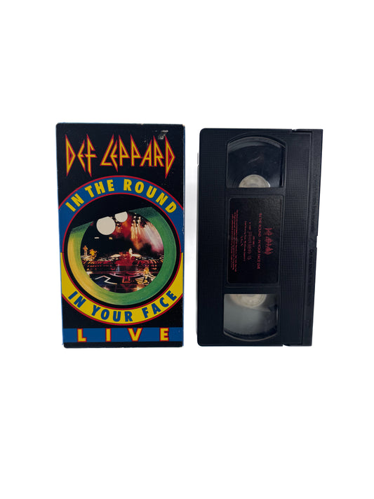VHS - Def Leppard LIVE In the Round - 1989