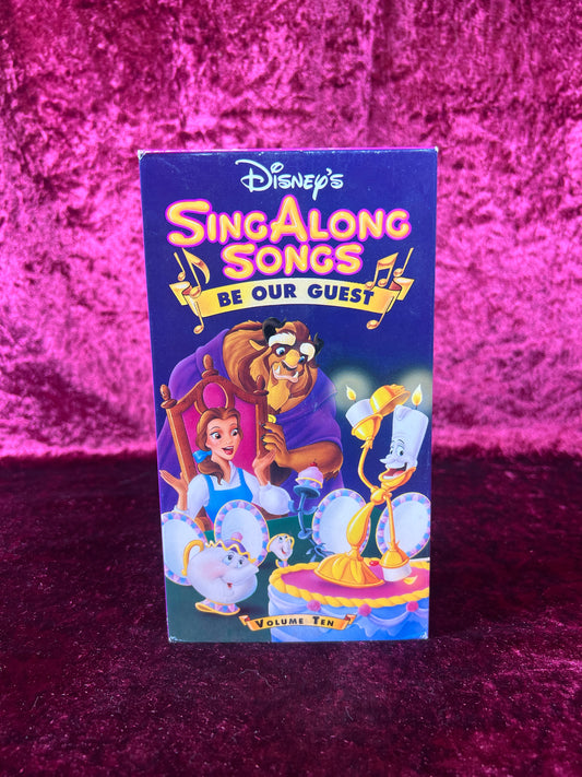 VHS - Be Our Guest -  Disney Sing Along Songs - Volume 10