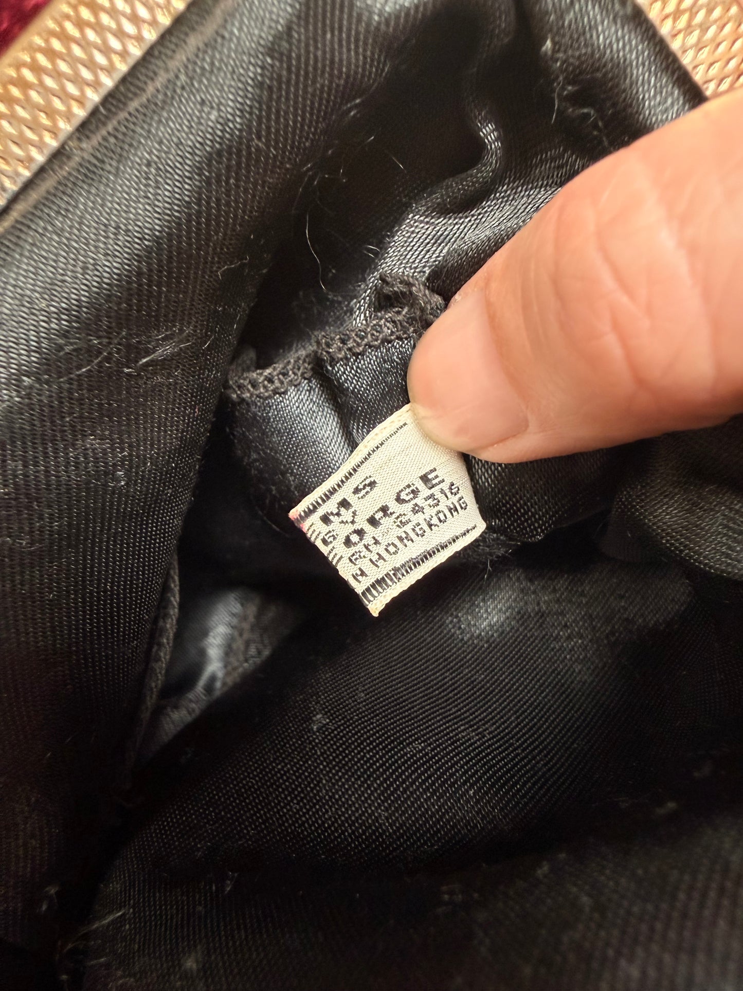 Vintage Accessories - 1950s Gems by George Black Beaded Evening Purse - Kiss Lock Closure w/ Gold Chain Strap