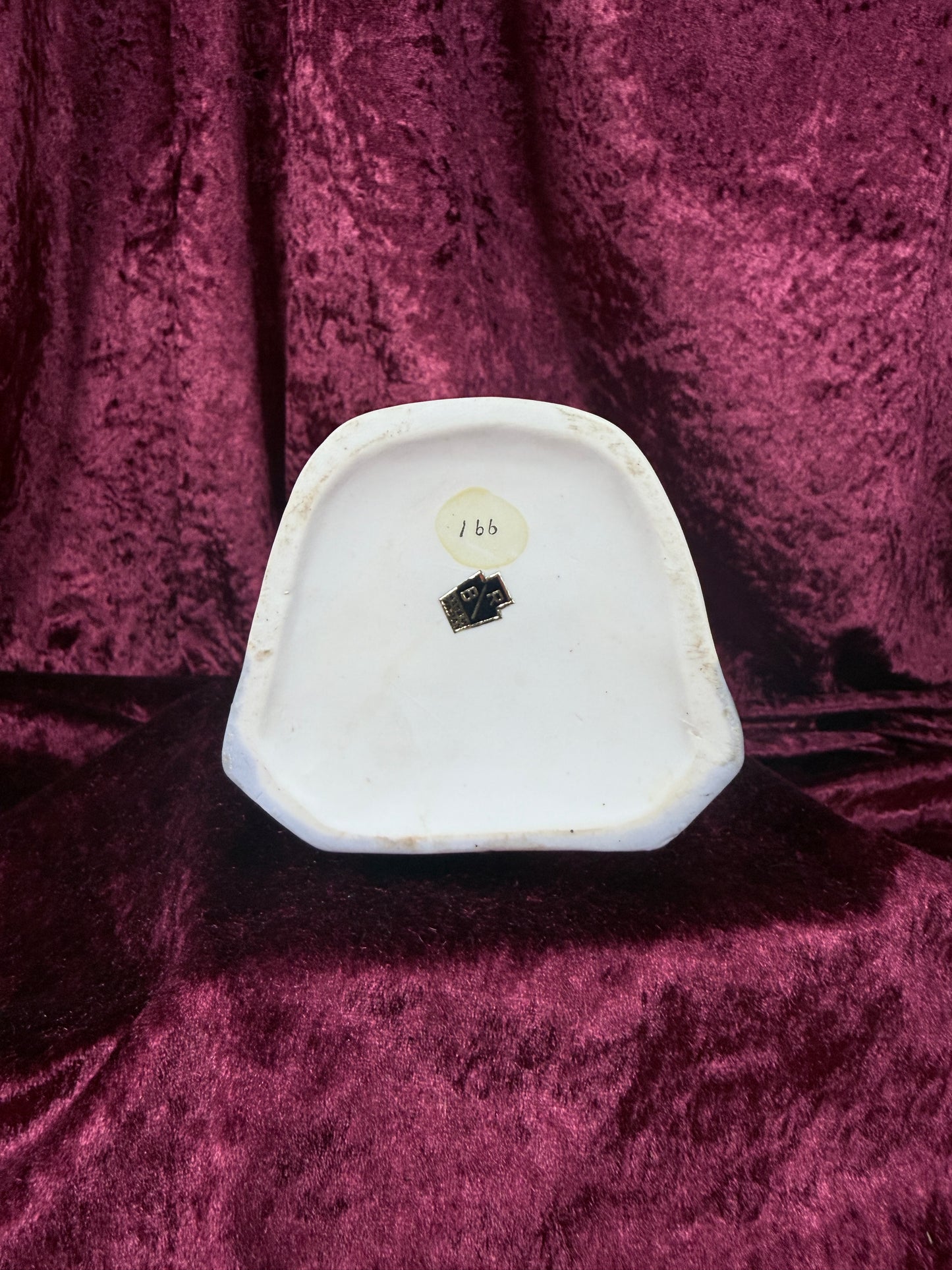 Vintage Bisque Porcelain Madonna and Child Planter Votive - BR Japan