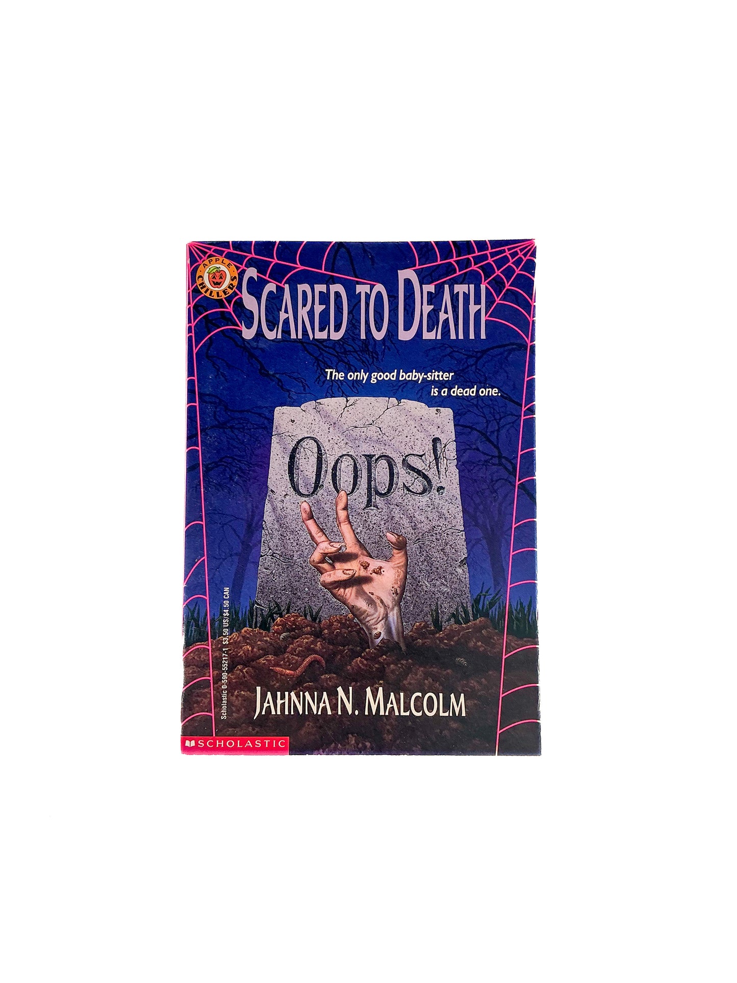 Vintage Horror Paperback - Scared To Death - Jahanna N. Malcolm - 1992