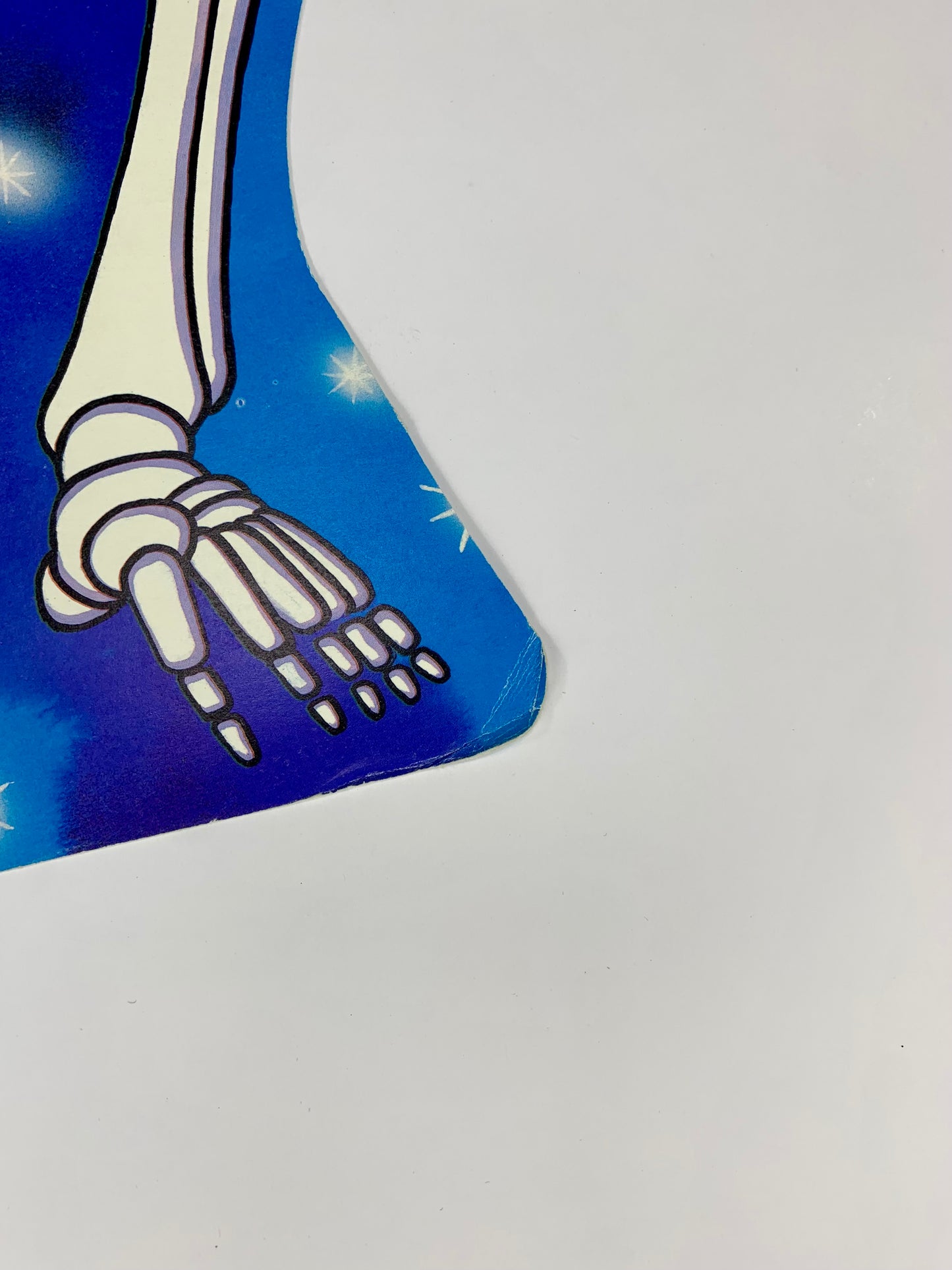 Vintage Eureka Halloween Die-Cut - Double-Sided Dancing Skeleton - Made In U.S.A