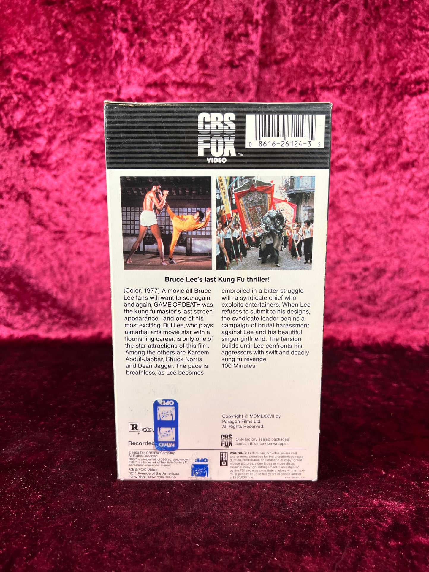 VHS - Game Of Death - 1977