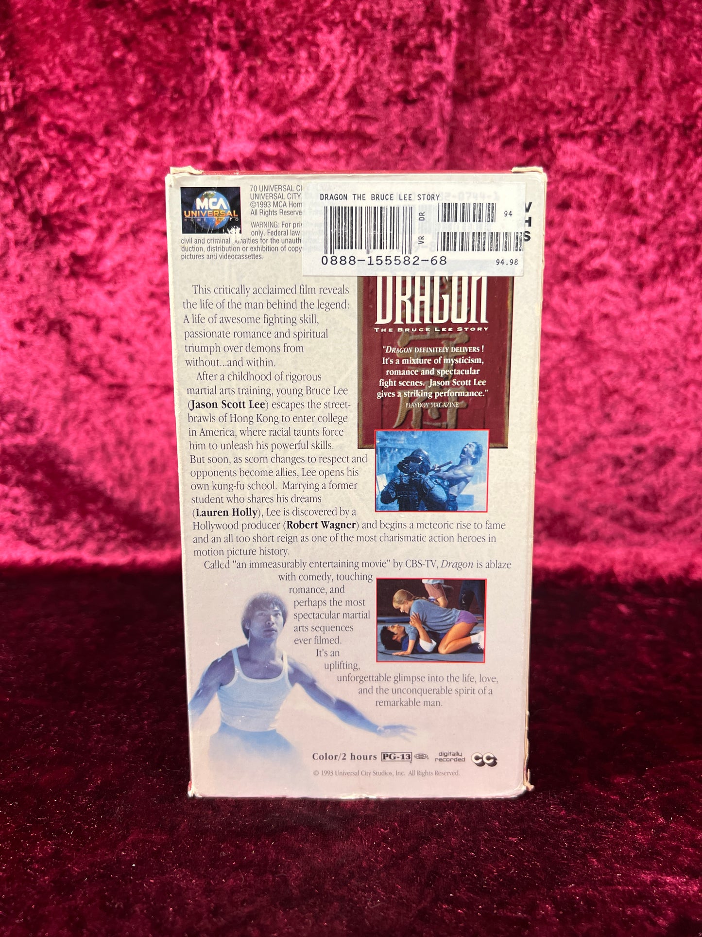 VHS - Dragon: The Bruce Lee Story - 1993