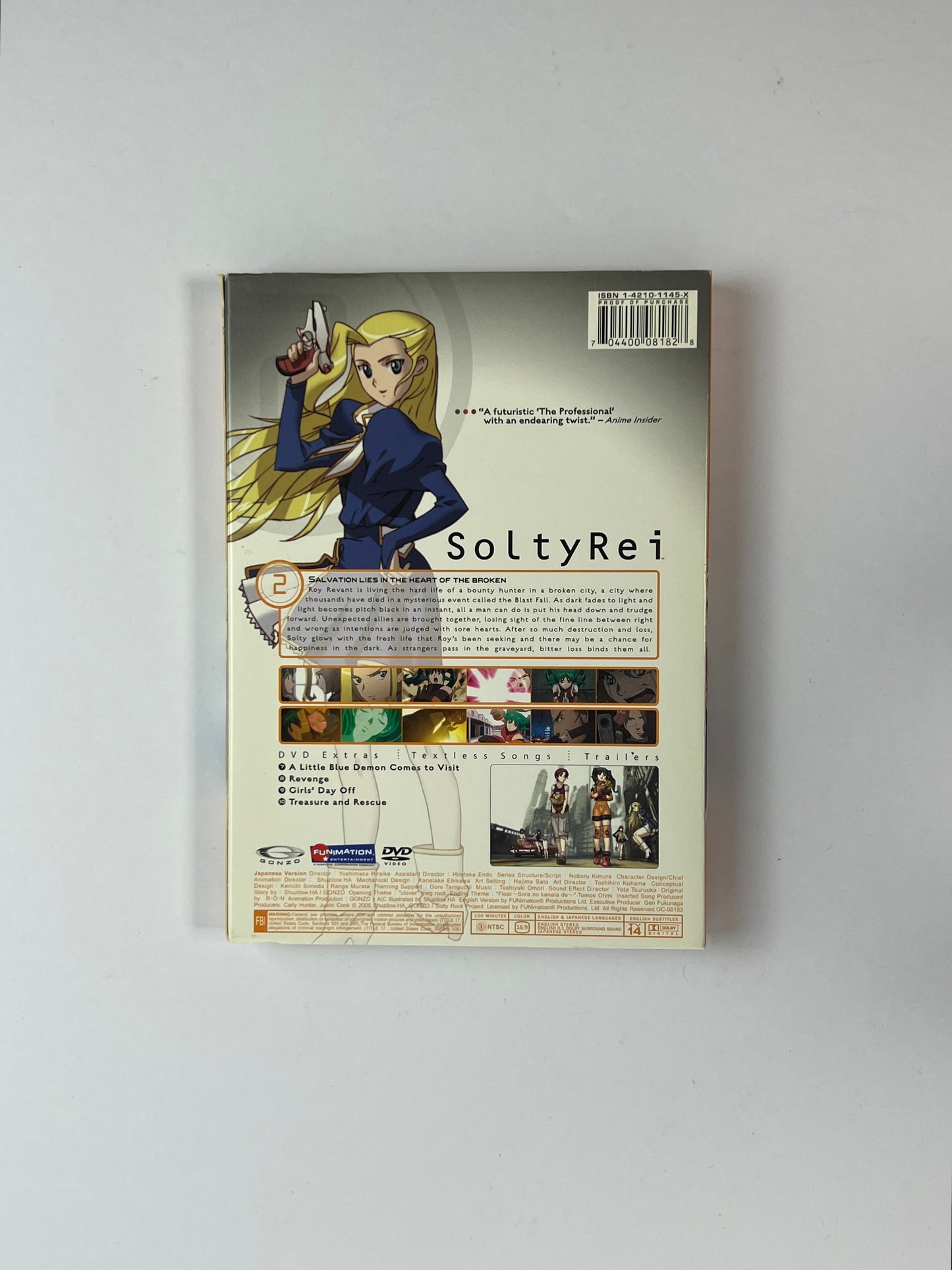 DVD - Solty Rei - Volume 2 - English / Japanese - FUNimation - 2005