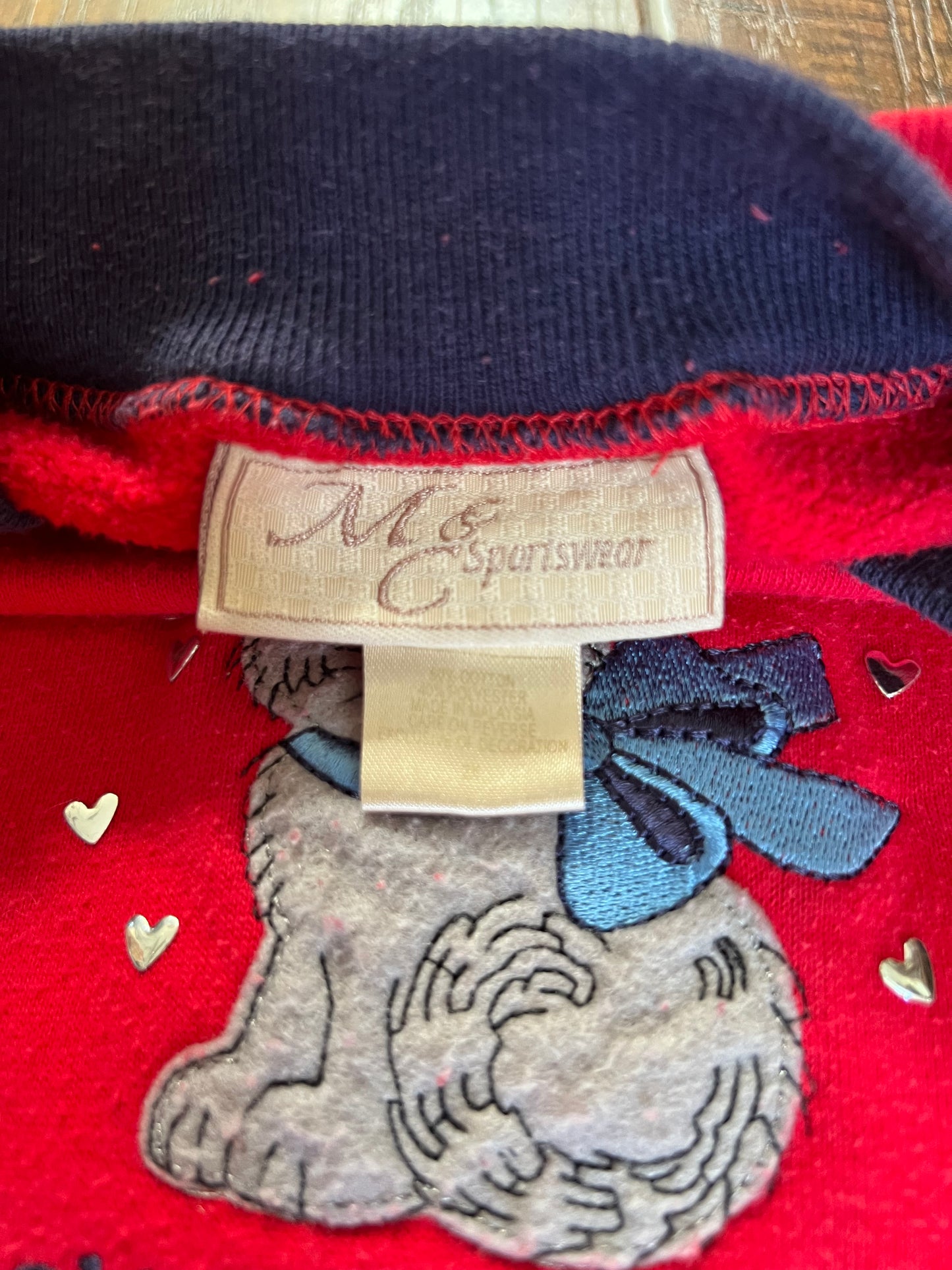 Vintage Clothing - Crewneck Sweatshirt - Love My Cat - X-Large - MC Sportswear