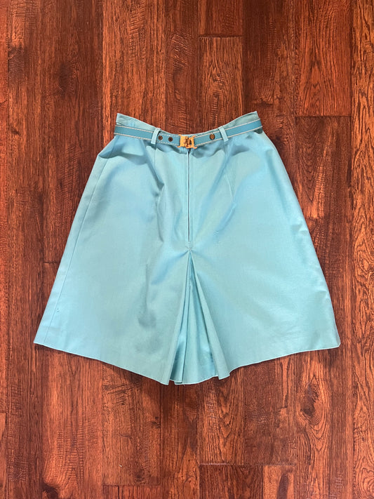 Vintage Clothing - Bermuda Shorts - Princess Turquoise Blue - Small - Murr’s of California