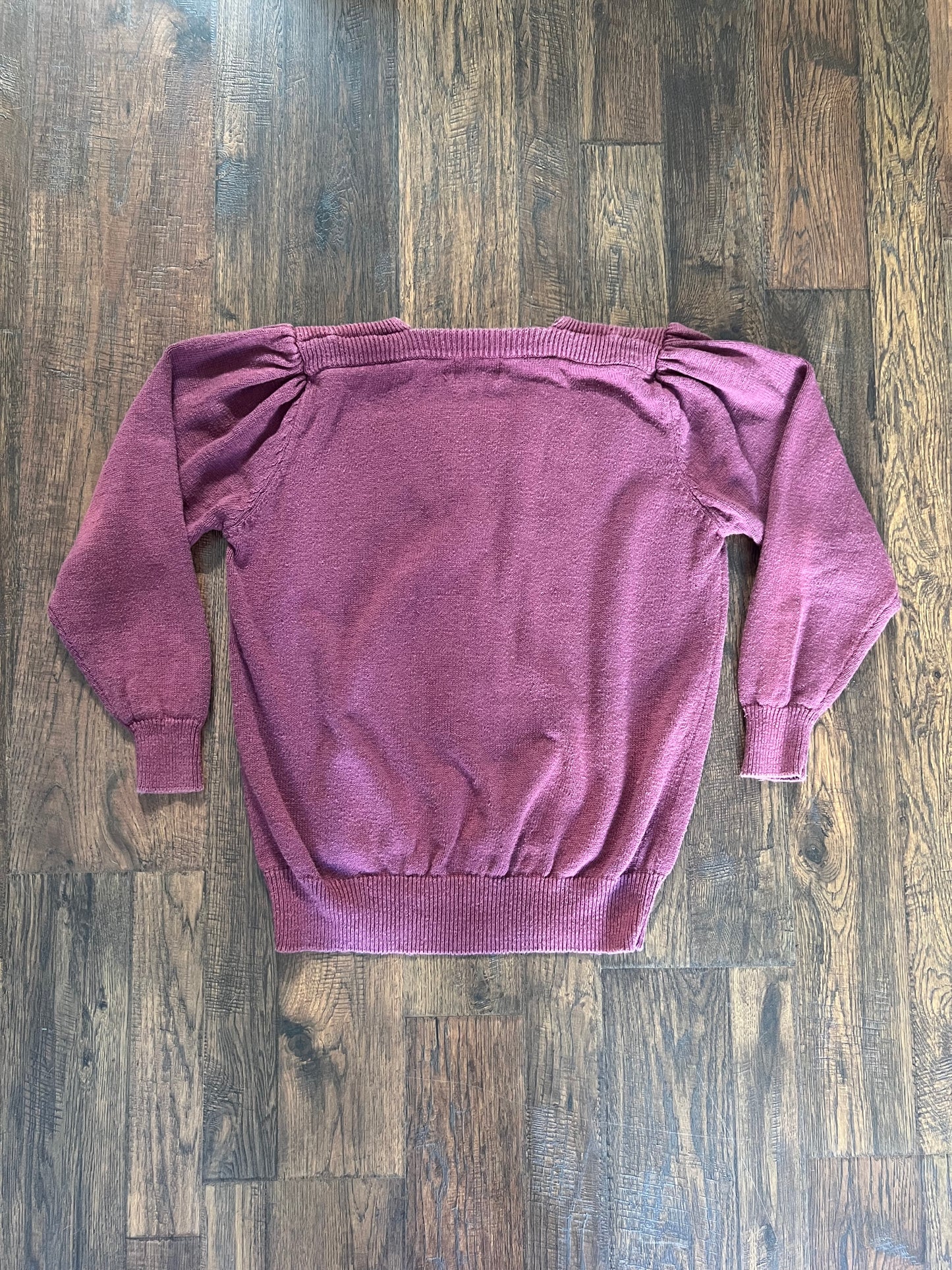 Vintage Clothing - Embellished Knit Sweater - Pink - Medium - Cervelle