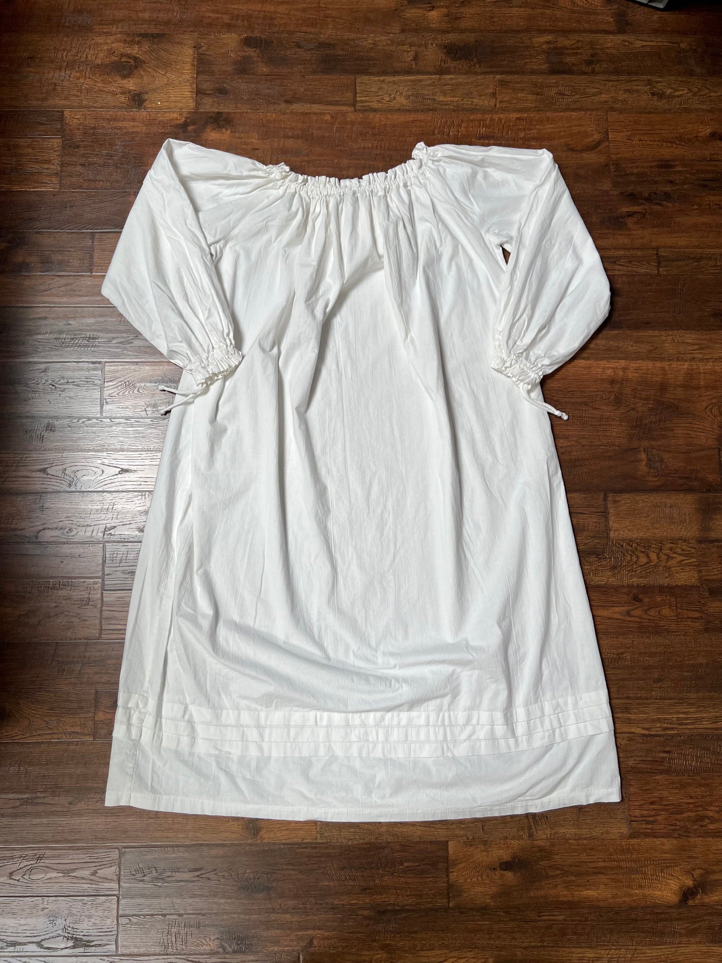 Vintage Clothing - Ruffled Off-Shoulder Chemise Nightgown - Renaissance Store - Chivalry Sports Inc. - Medium/Large