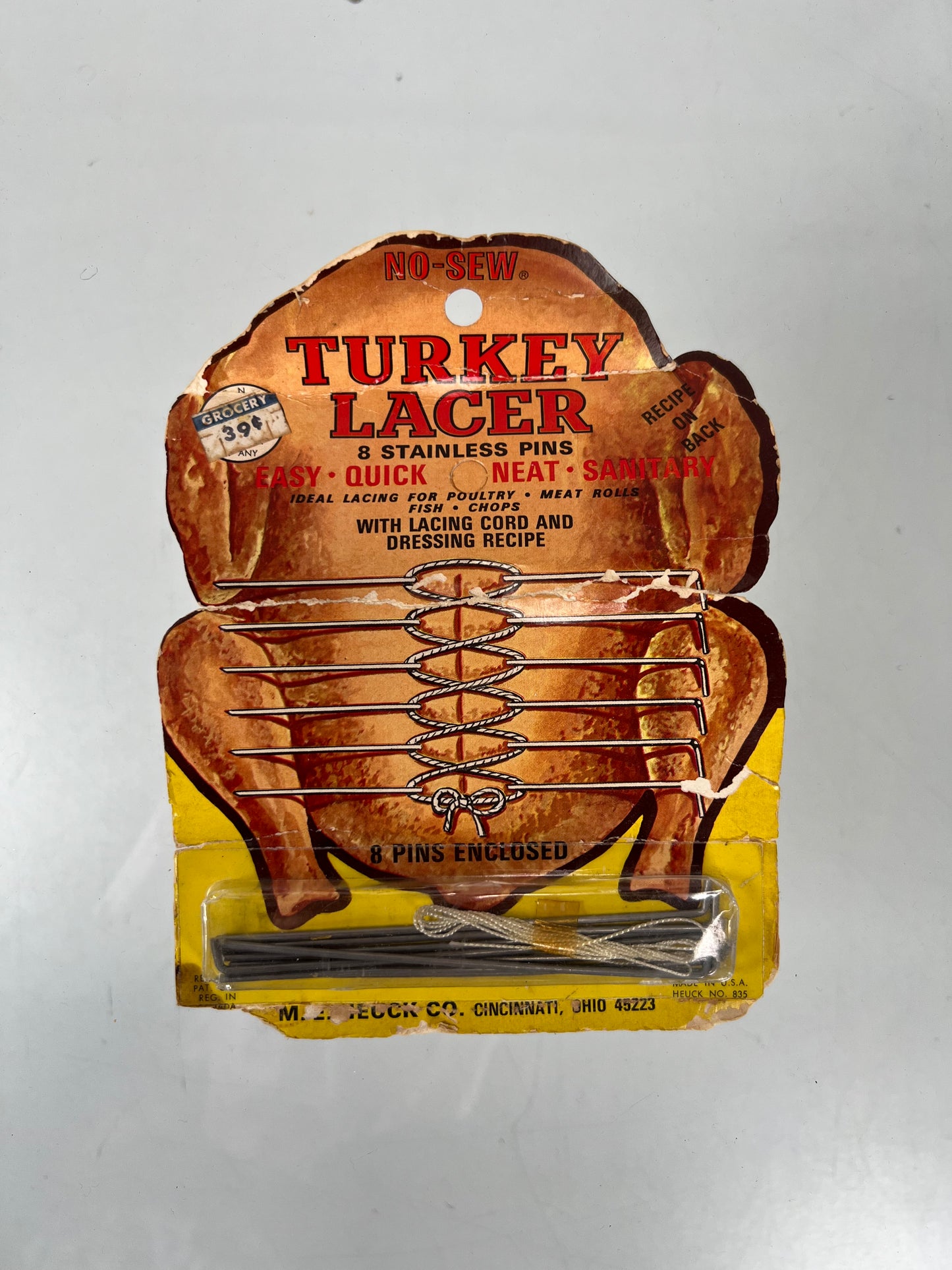 Vintage Kitchen - No-Sew Turkey Lacer - M. E. Heuck Co. - New-Old Stock