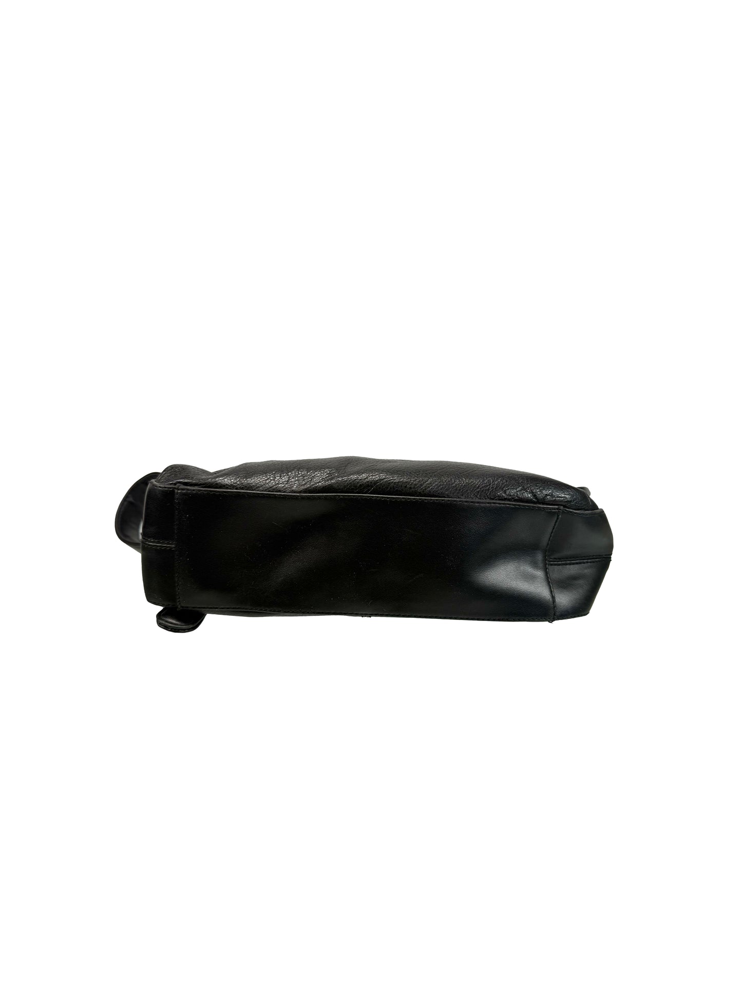 Vintage Purse - Black Leather Sharon B. Studio Cross Body Bag