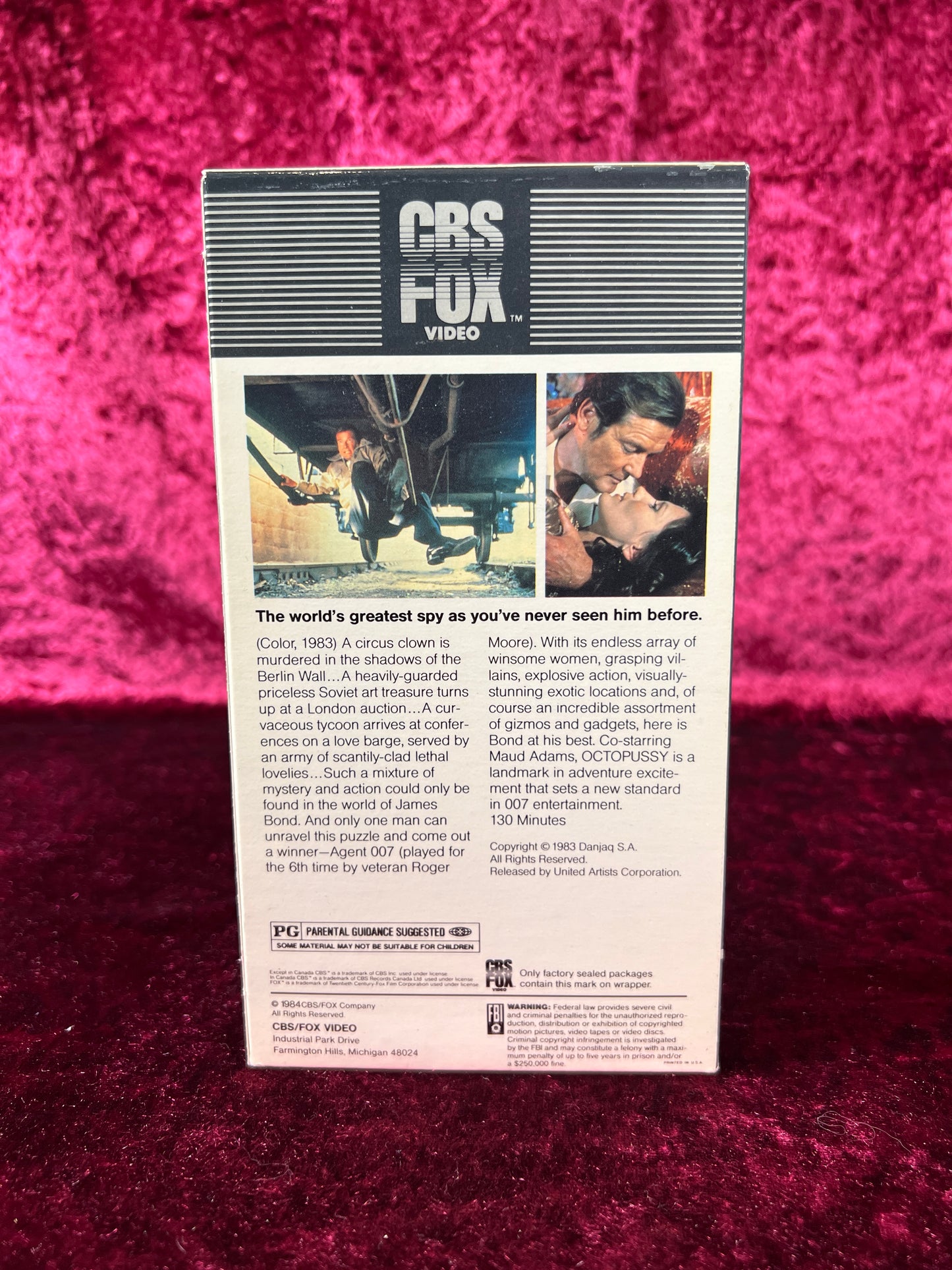 VHS - James Bond 007: Octopussy - 1983