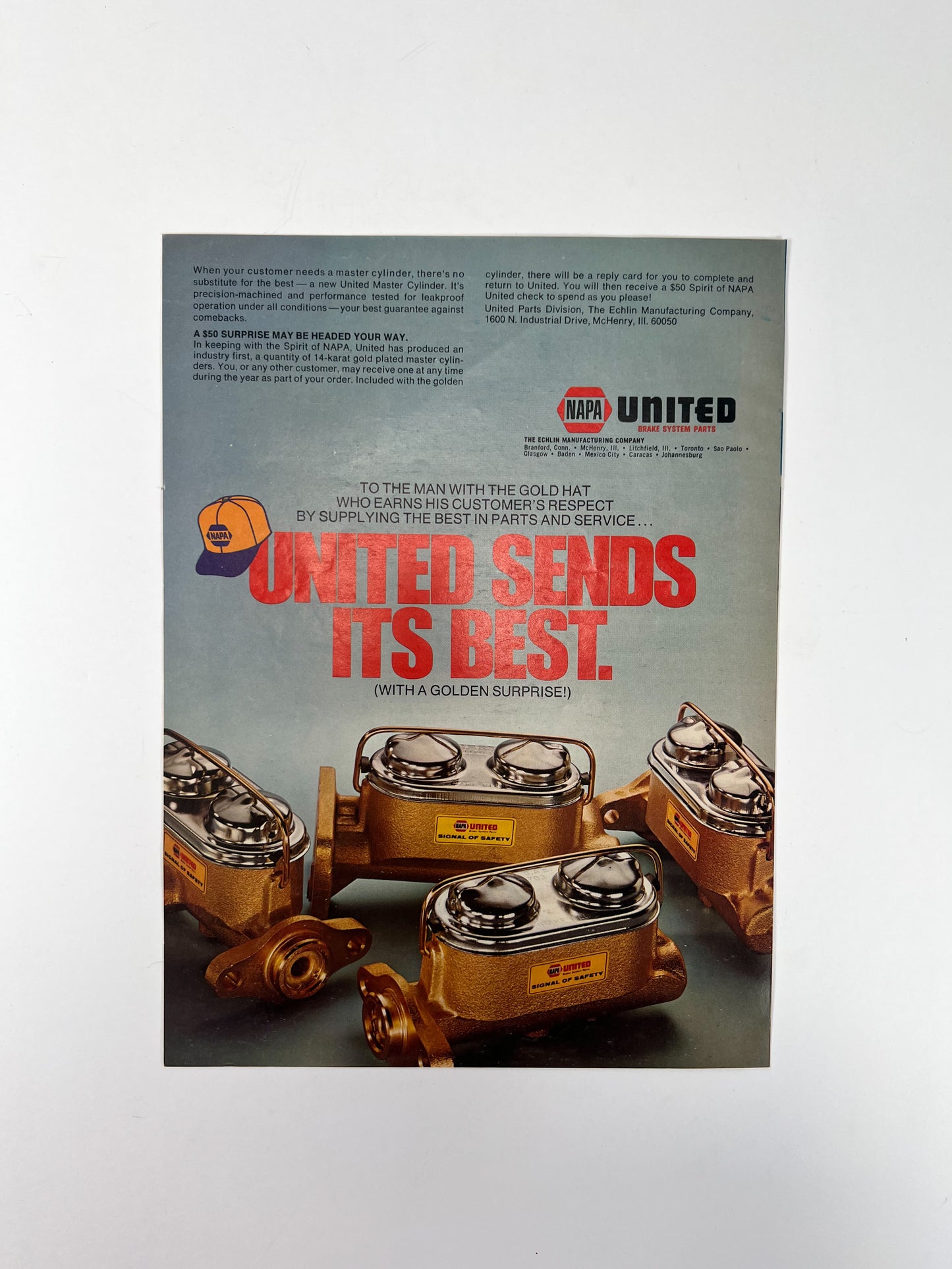 Vintage Ephemera - Magazine - Napa Parts & Pups - Greer Auto Parts - July 1976