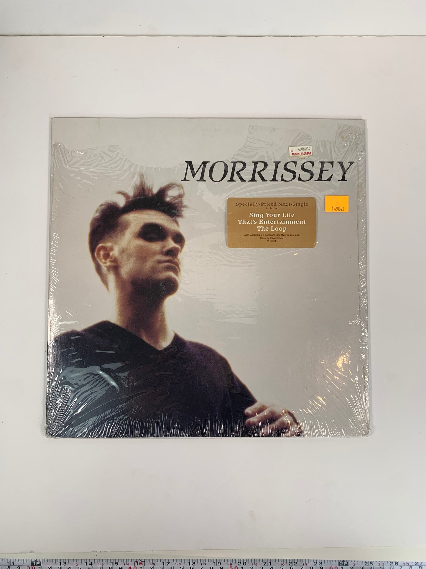Vintage 12" Vinyl Record - Morrissey - Sing Your Life