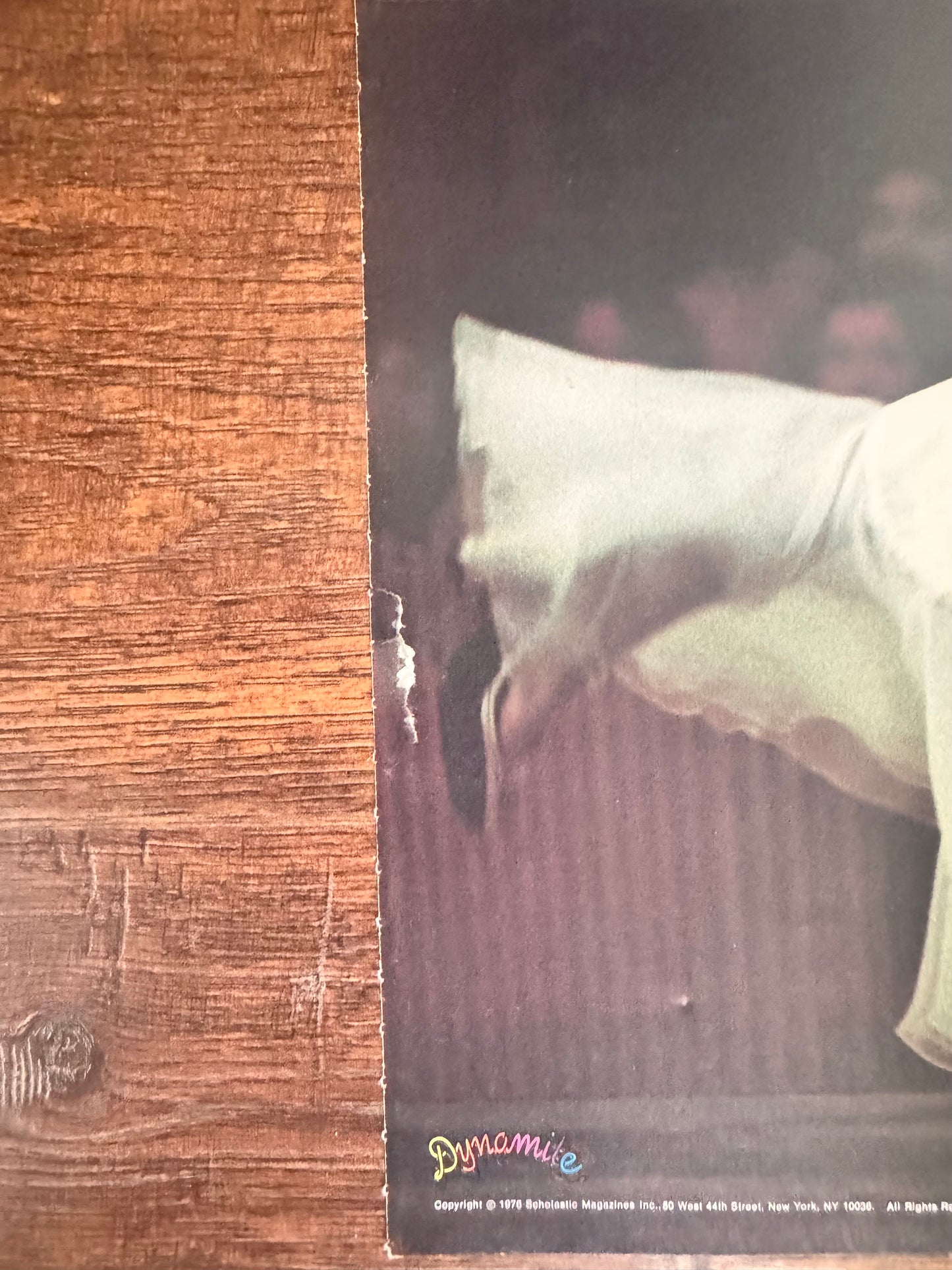 Vintage Dynamite Magazine Insert Poster - 1970s - Cher! Stage Shot