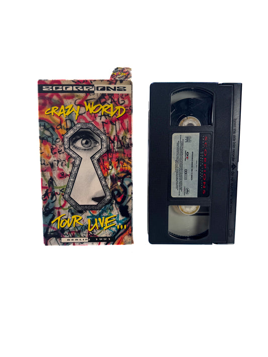 VHS - Scorpions Crazy World Tour Live Berlin - 1991