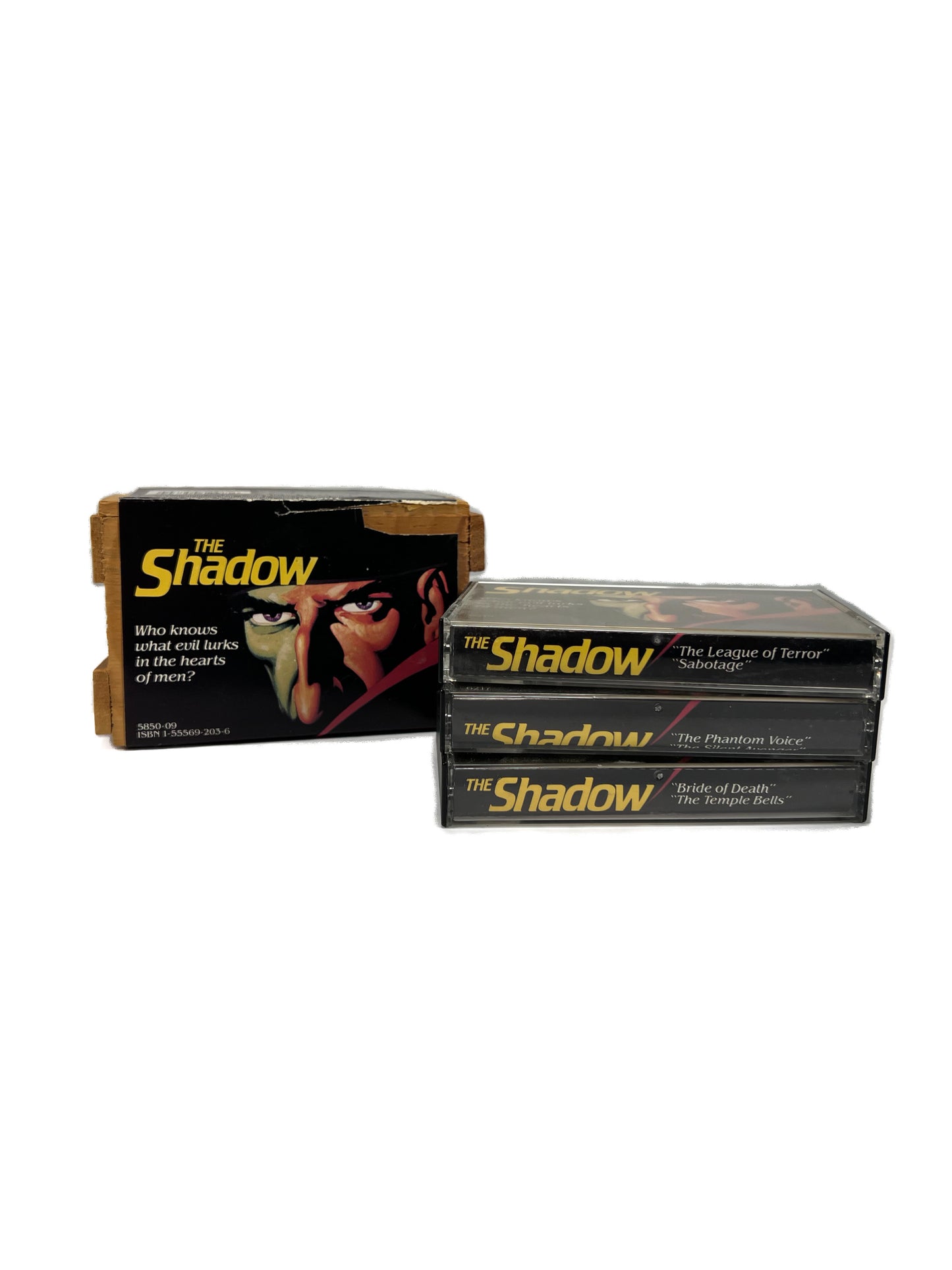 Vintage Cassette Tape Box Set - The Shadow - Orson Welles