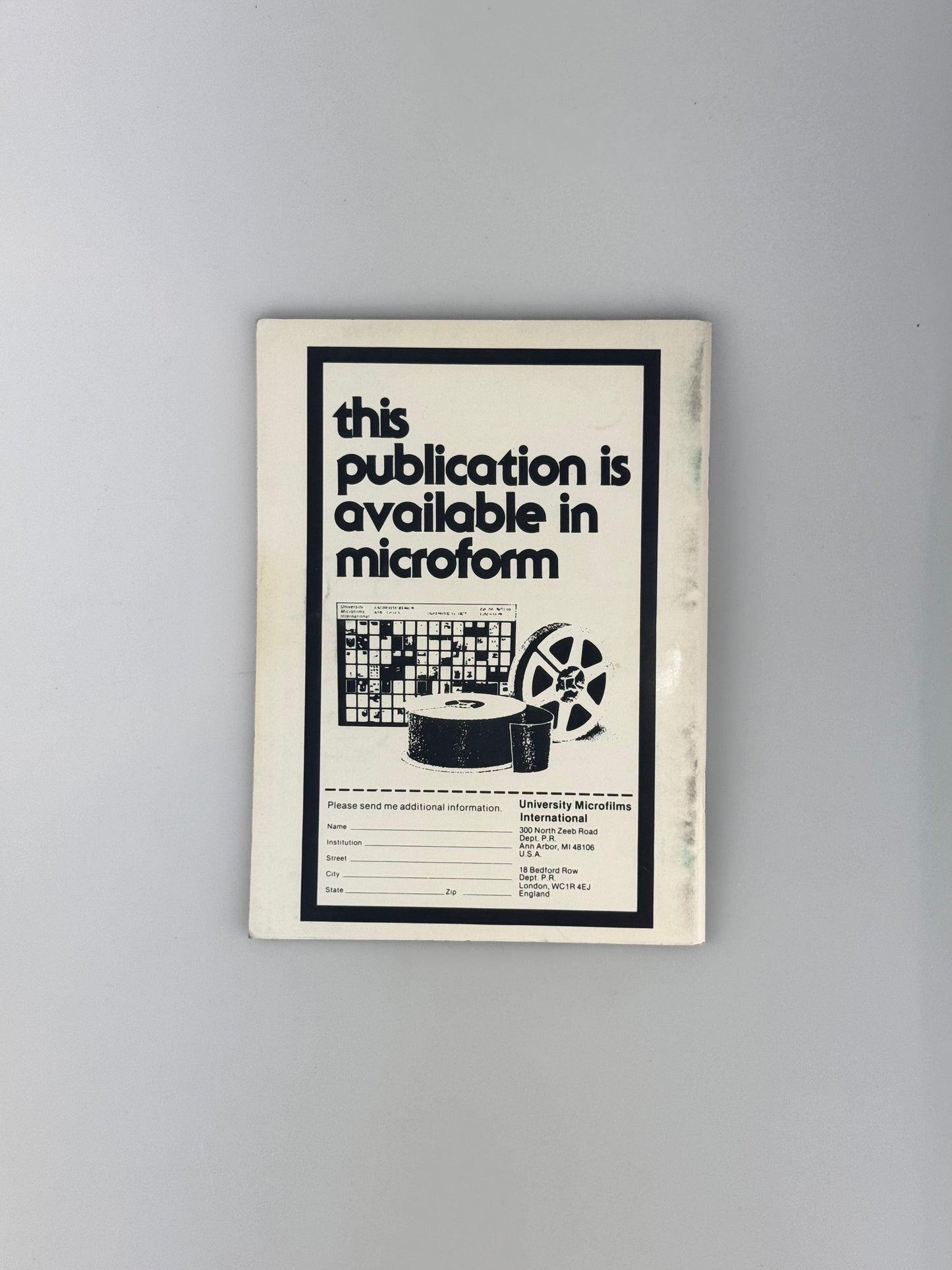 Films In Review Magazine - April 1989 - Patsy Ruth Miller, Lawrence Of Arabia, Reginald LeBorg