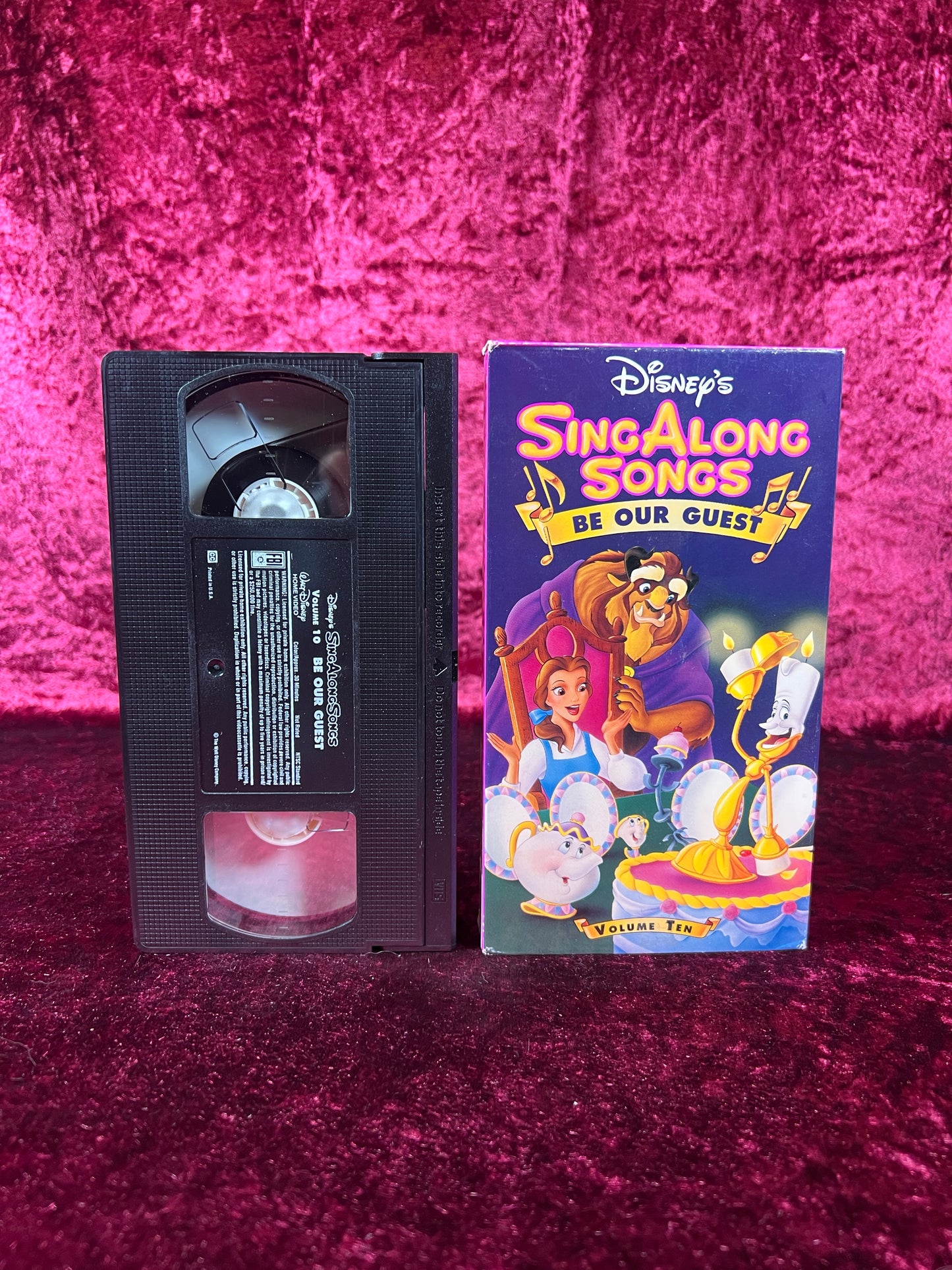 VHS - Be Our Guest -  Disney Sing Along Songs - Volume 10