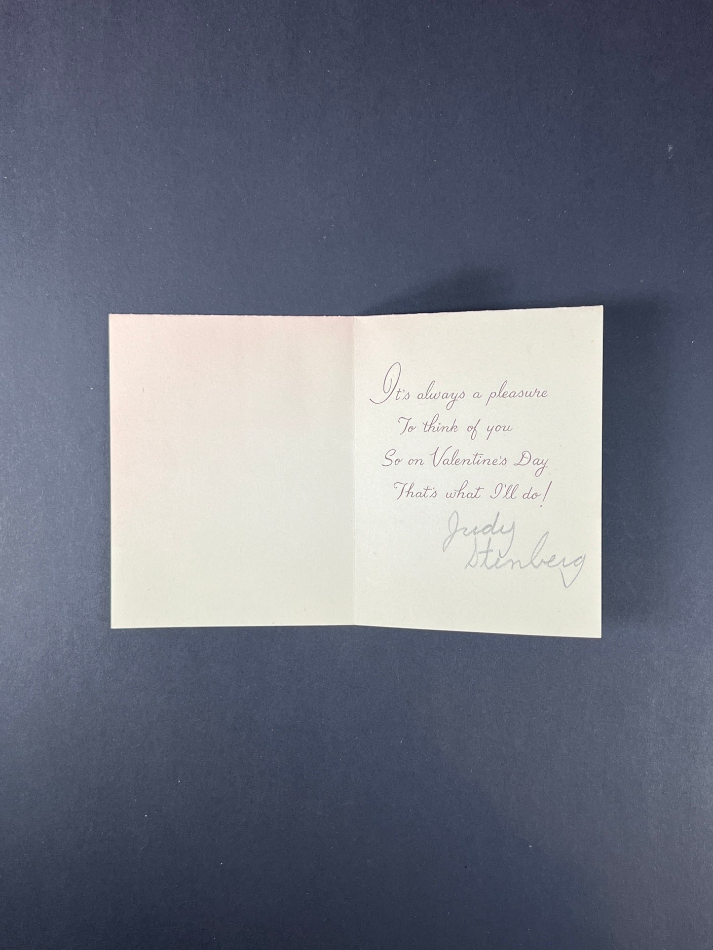 Vintage Ephemera - Valentine’s Day Card - For You On Valentine’s Day - Norcross