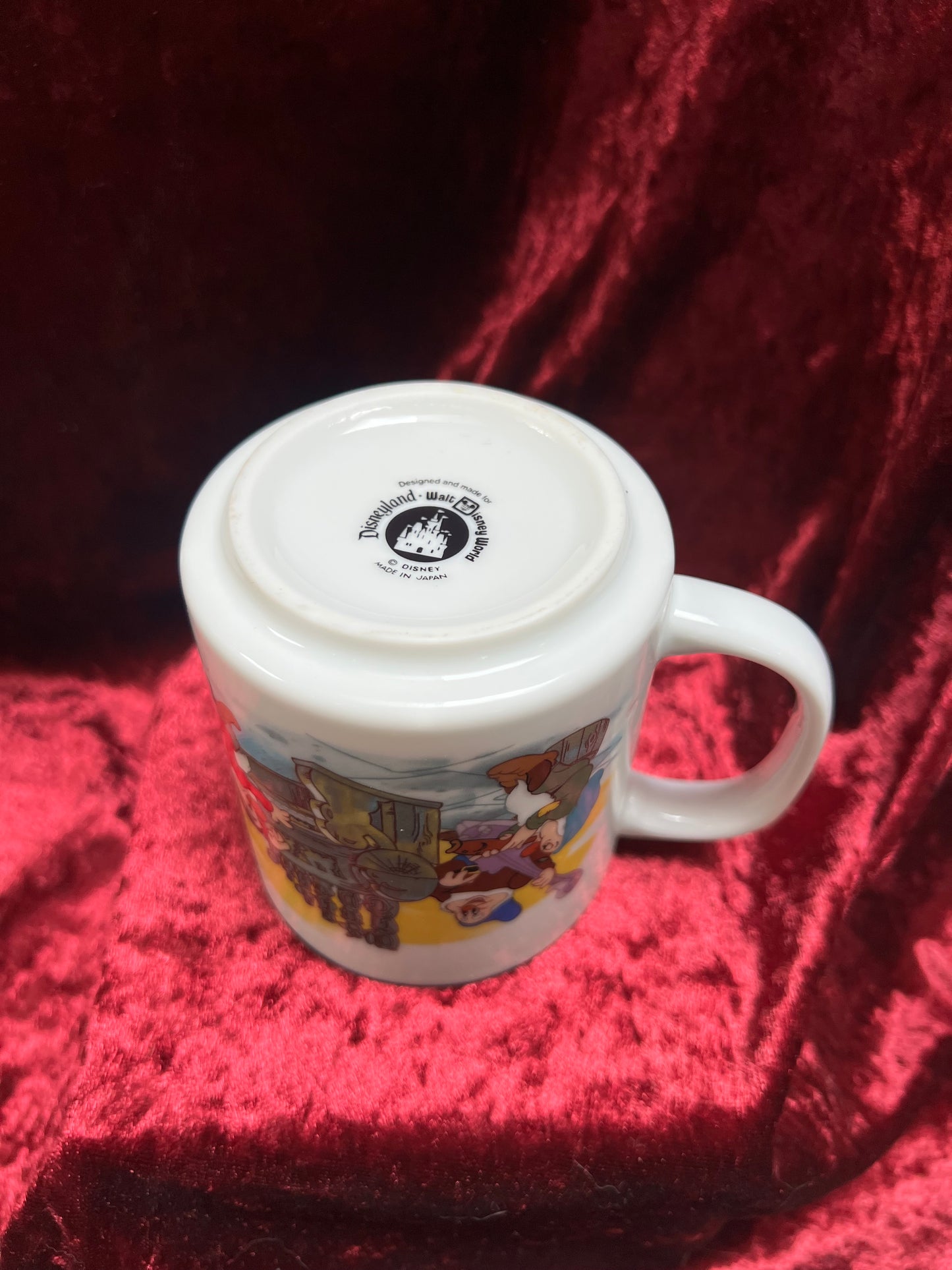 Vintage Mug - Disneyland Coffee Cup - Disney’s Snow White and The Seven Dwarfs - Made In Japan