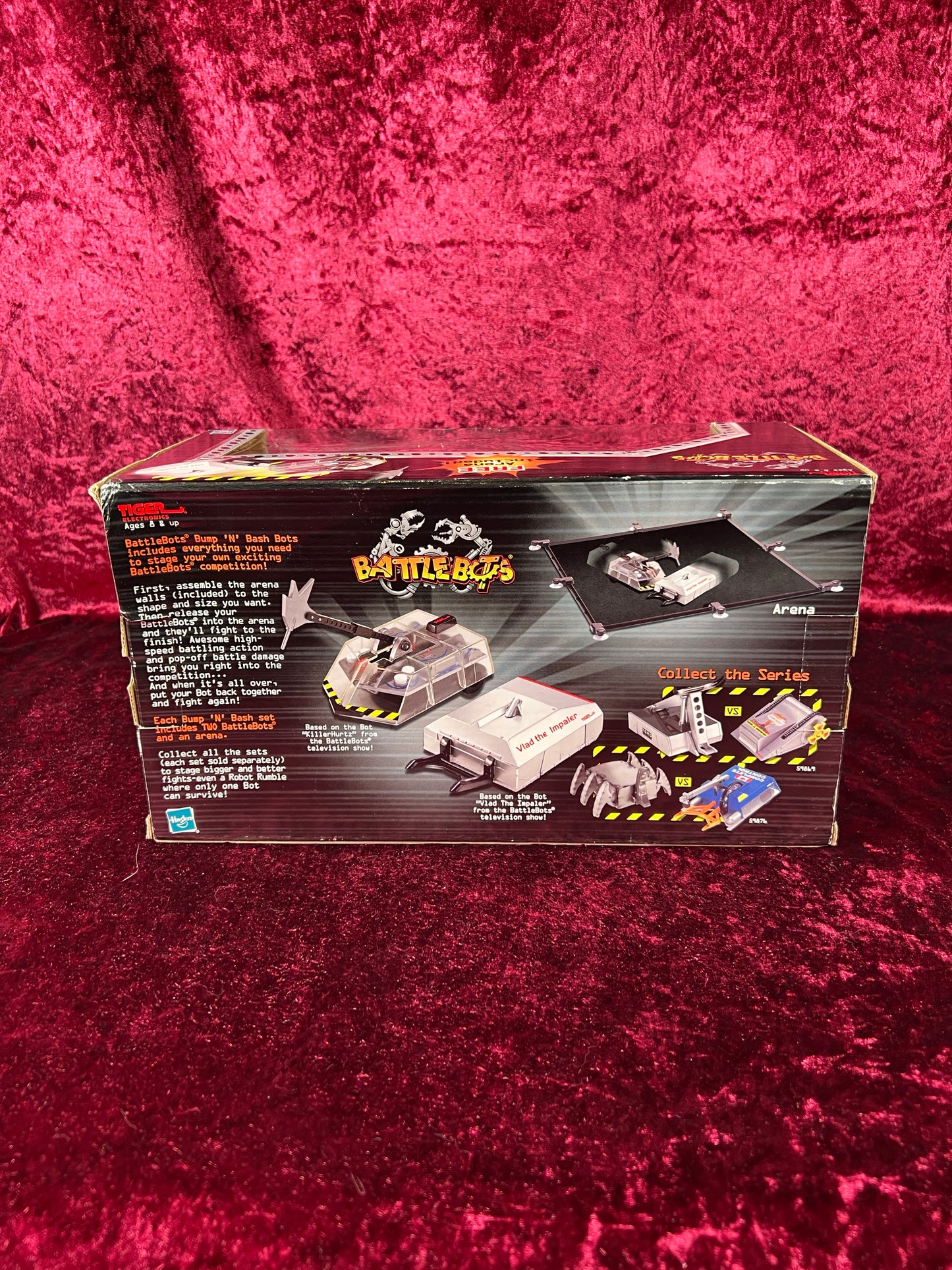 Vintage Collectibles - Battle Bots - Bump 'N' Bash Bots - KillerHurtz and Vlad The Impaler - Hasbro - 2001