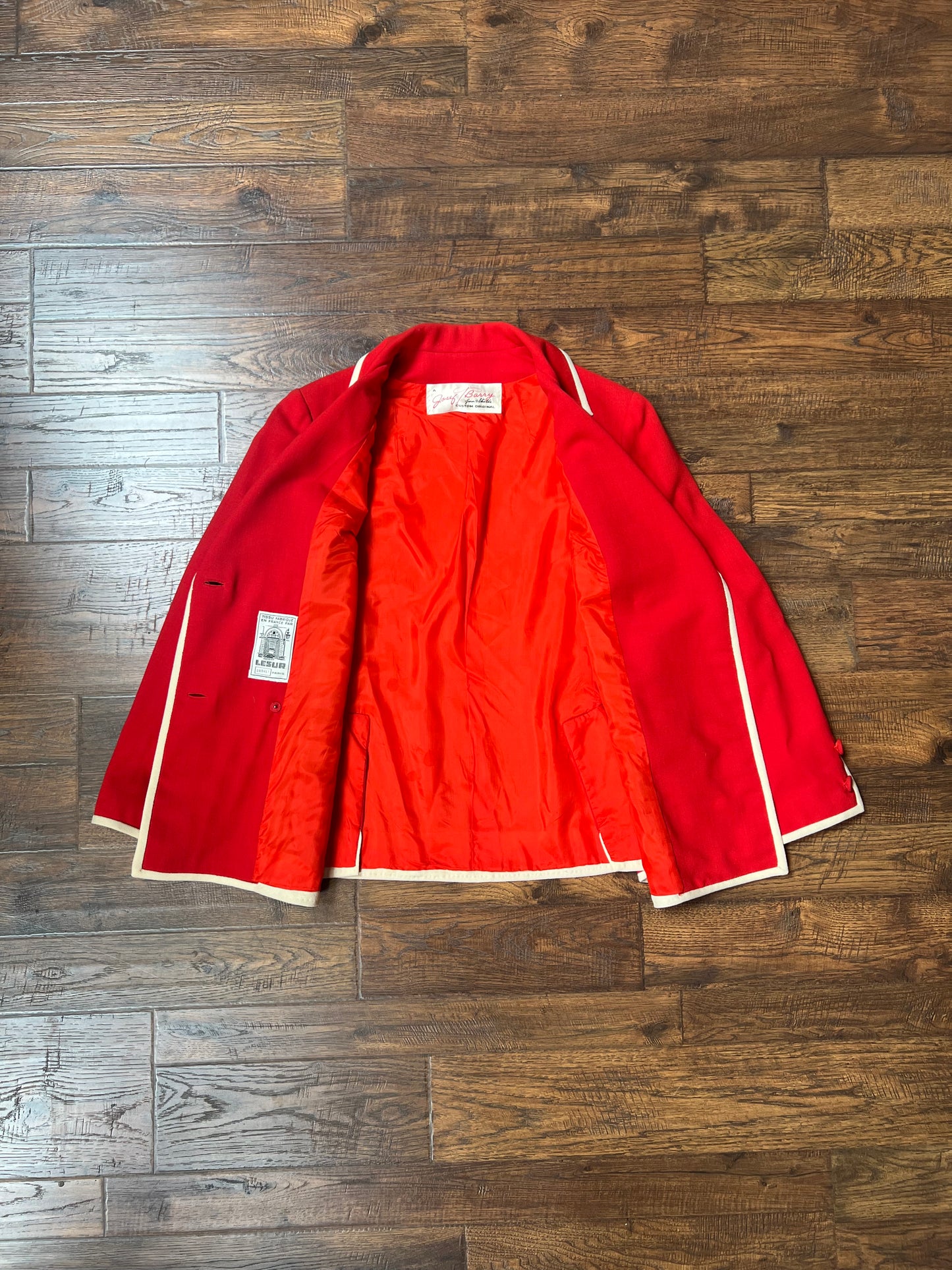 Vintage Clothing - Blazer Jacket - Ringleader Red - Medium - Josef T Barry from Shields