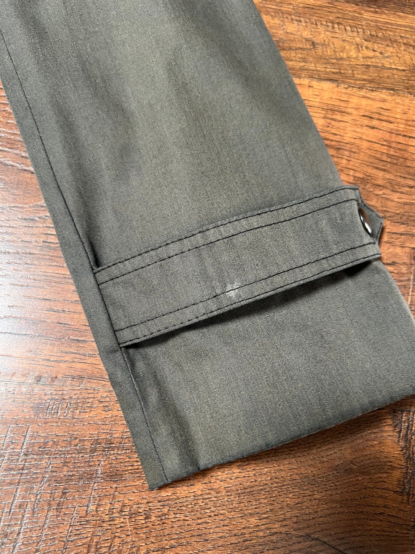 Vintage Clothing - Long Duster Coat - Army Green - Sasson for Ossy & Co. - Medium