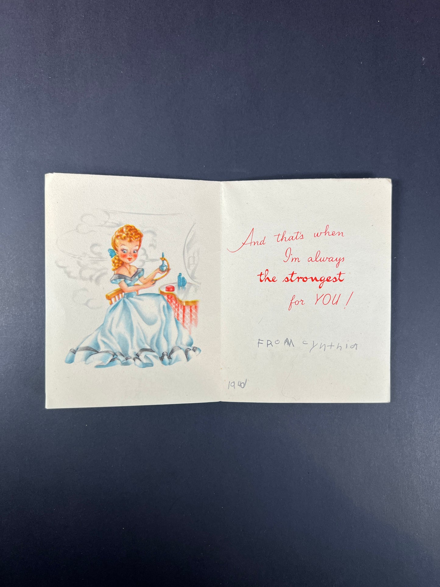 Vintage Ephemera - Valentine’s Day Card - I Have My Weak Moments - USA
