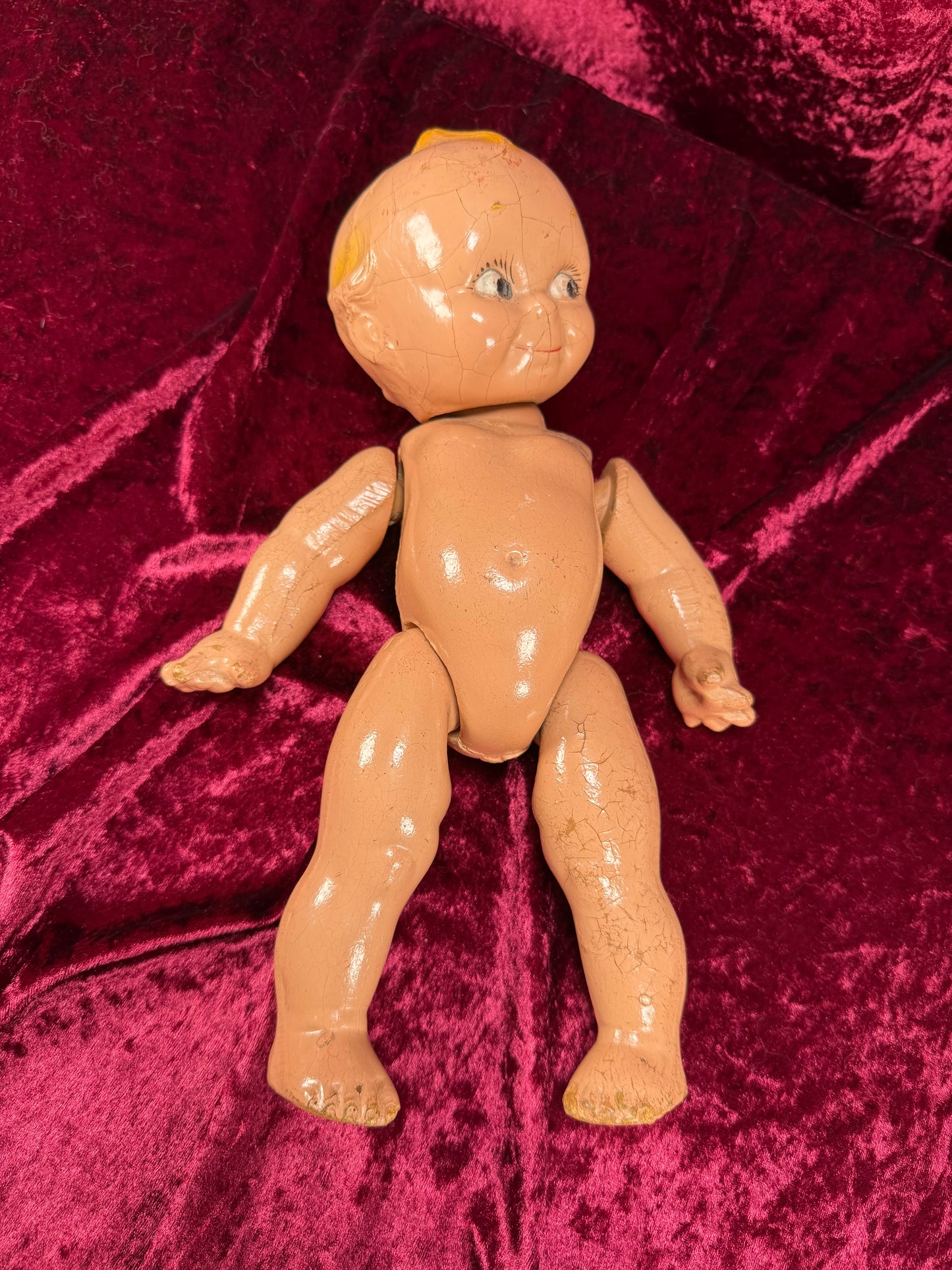 Vintage Halloween - Haunted Doll Parts - Disassembled Composition Kewpie