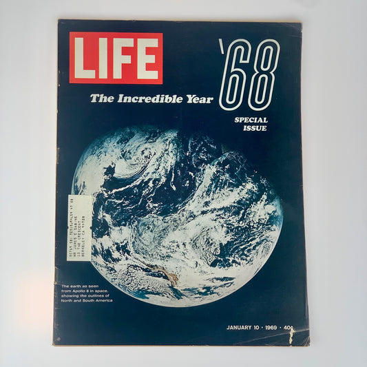Vintage Ephemera - LIFE Magazine - Special Issue '68: The Incredible Year - January 10, 1969