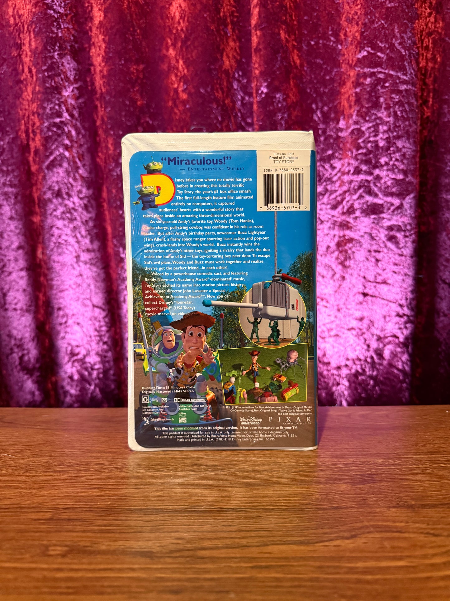 VHS - Toy Story - 1995