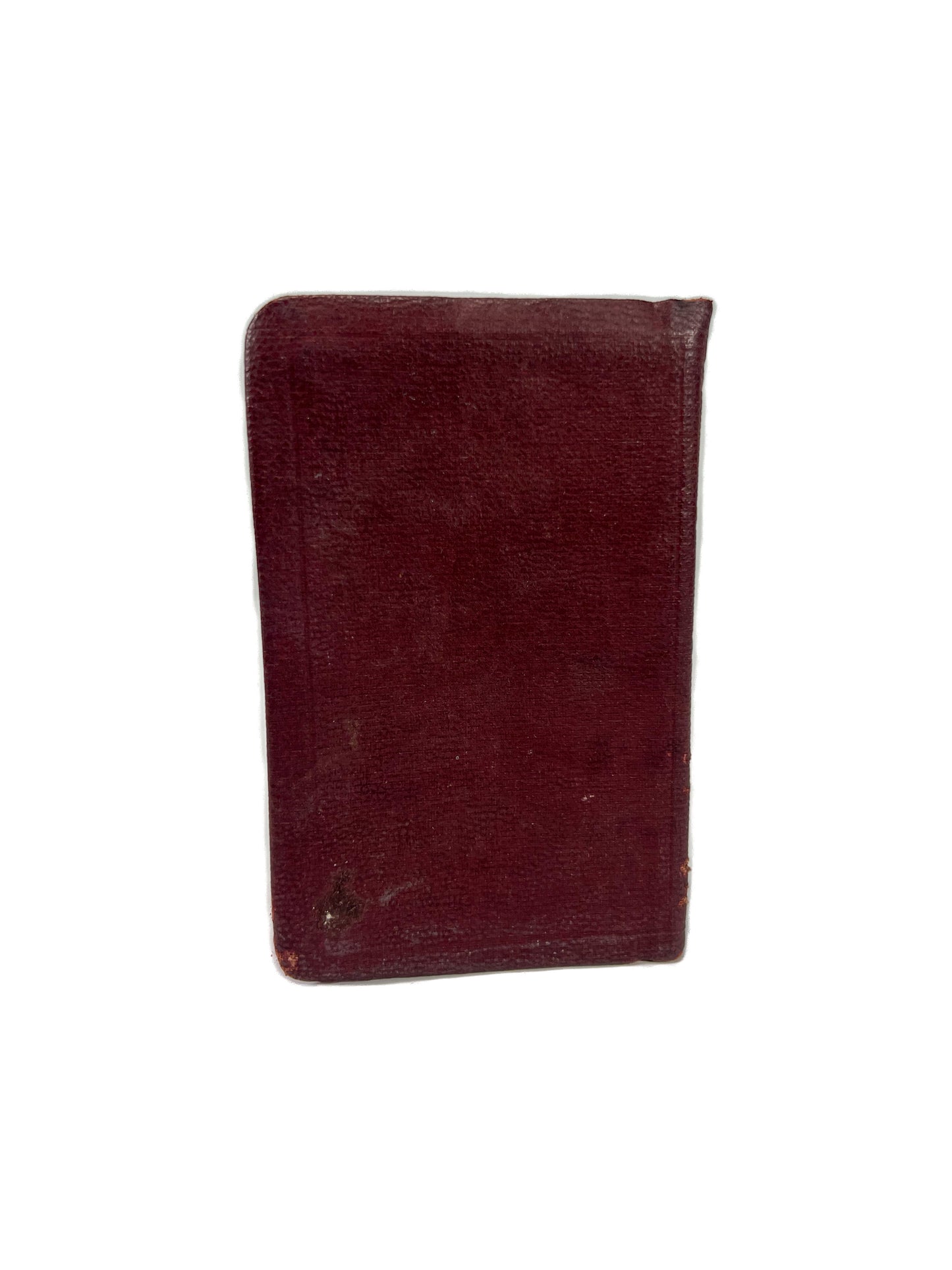 Vintage Bible - Pocket Book - 1941 New Testament Psalms and Proverbs - Maroon Leather Bound