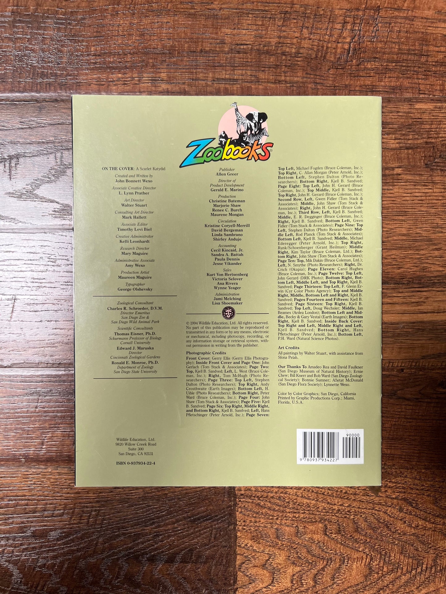 Vintage Ephemera - Magazine - Zoobooks - Insects - 1994