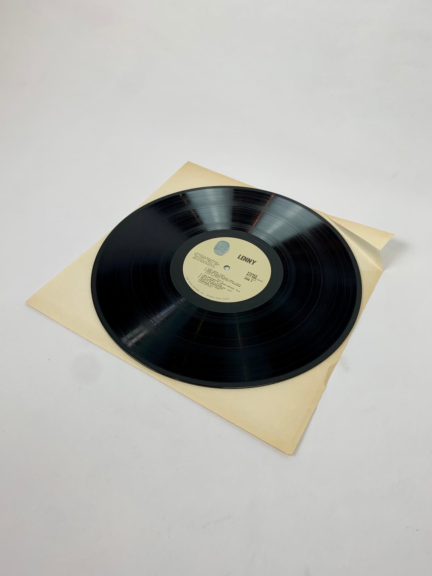 Vinyl Record - Lenny: Original Broadway Cast Live Recording Double Album - 1971 Blue Thumb Records