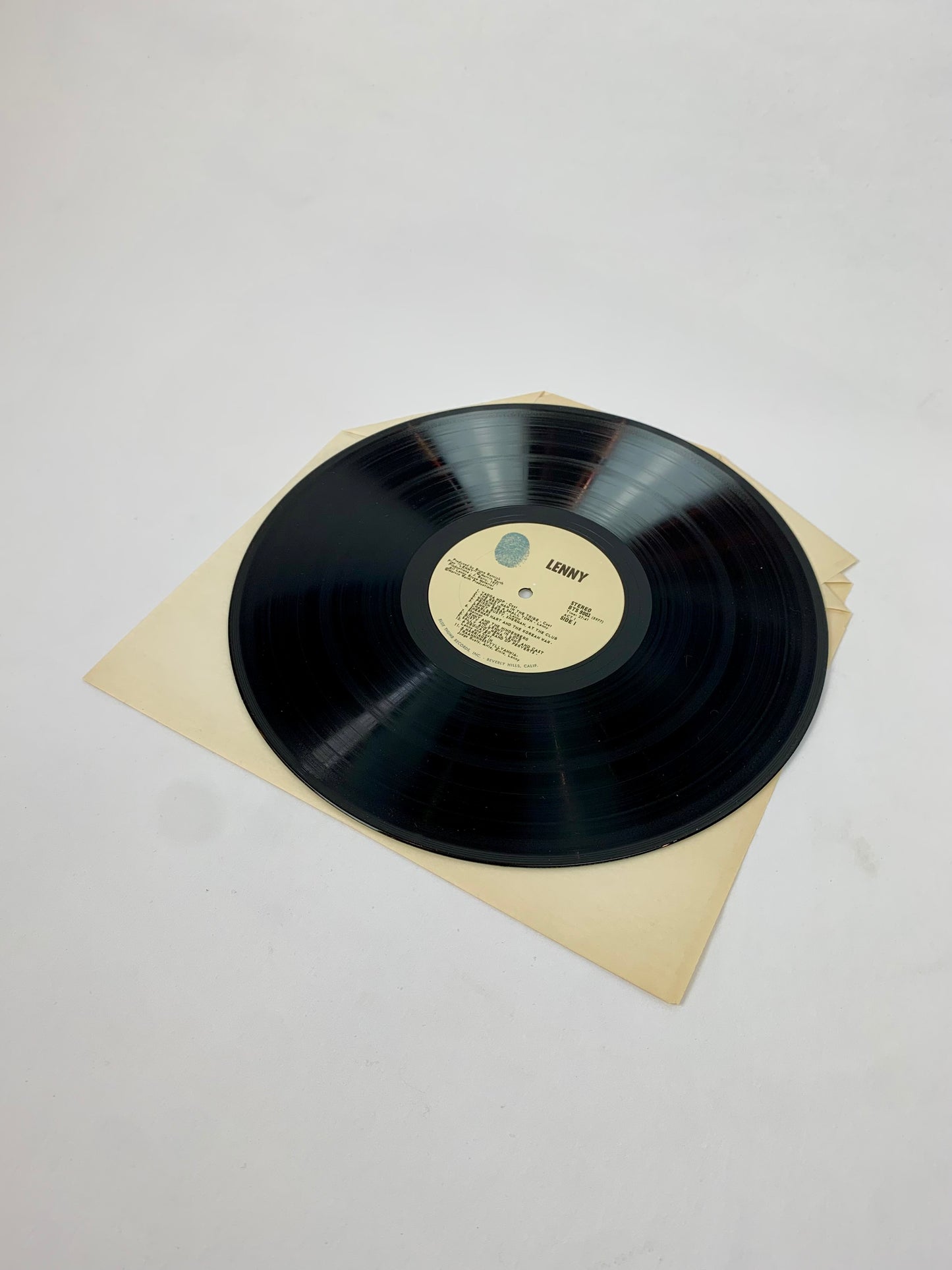 Vinyl Record - Lenny: Original Broadway Cast Live Recording Double Album - 1971 Blue Thumb Records